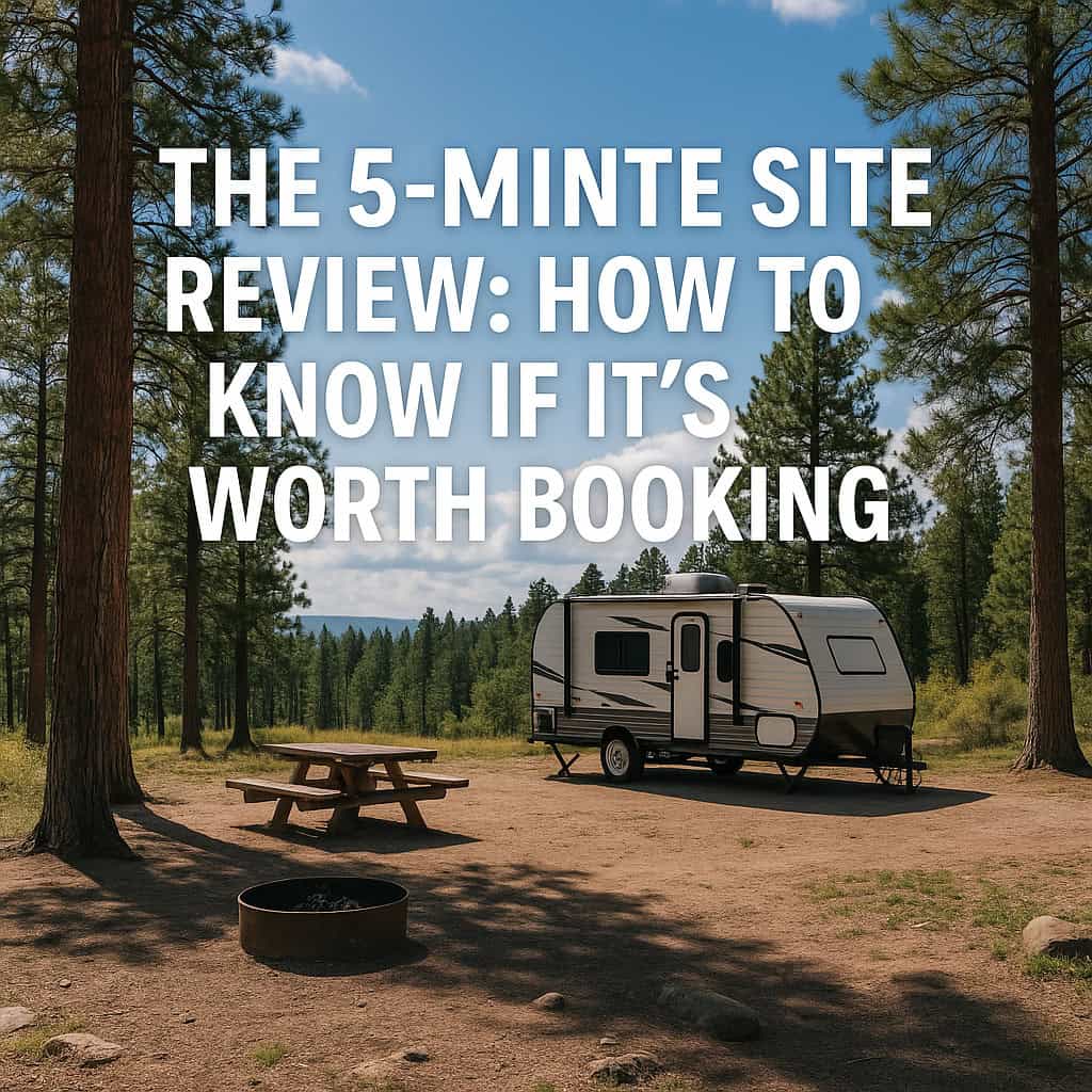The 5-Minute Site Review: How to Know If It’s Worth Booking