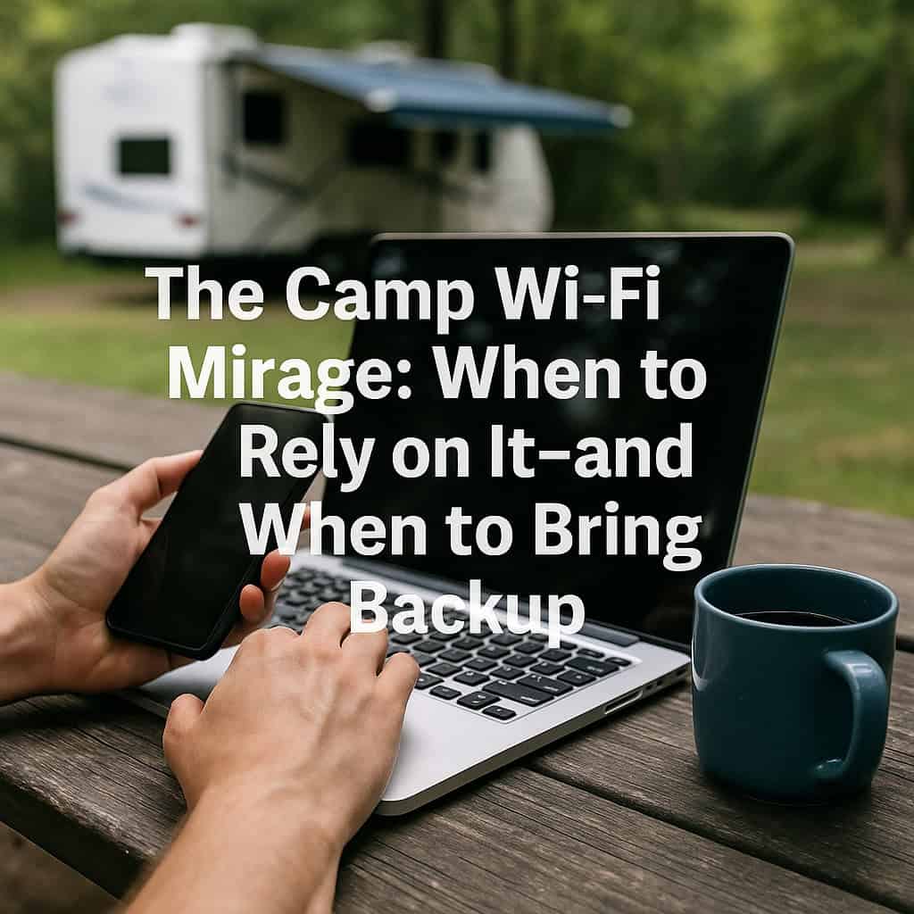 The Camp Wi-Fi Mirage: When to Rely on It—and When to Bring Backup