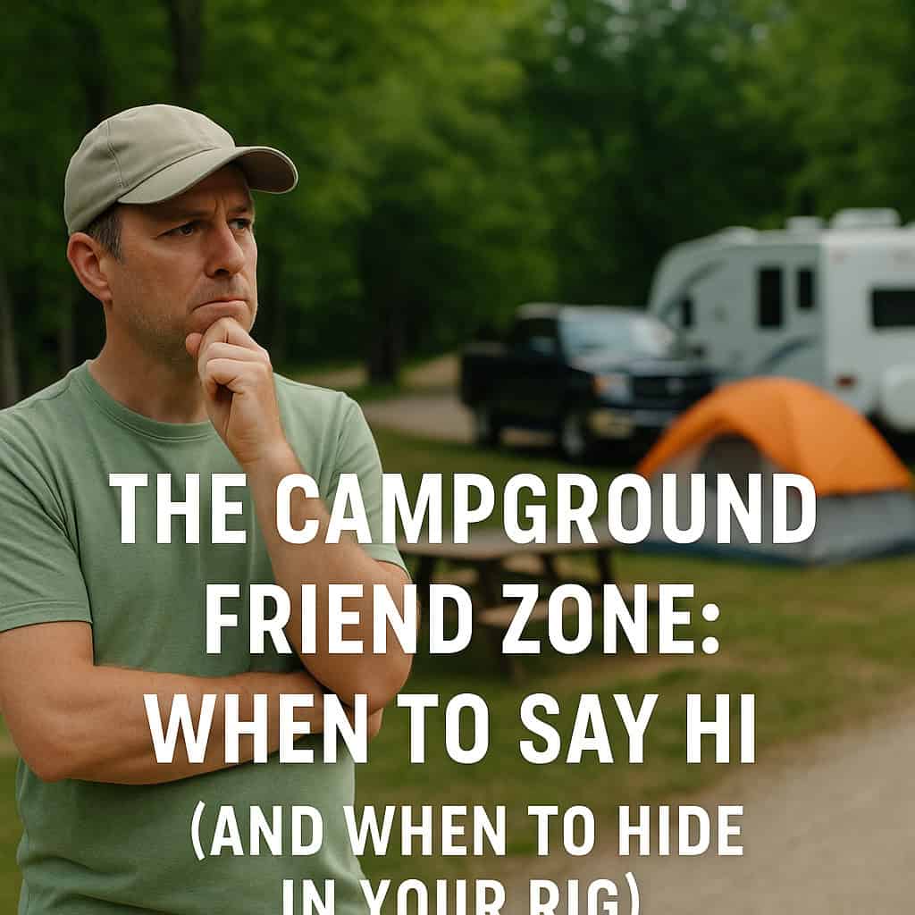 The Campground Friend Zone: When to Say Hi (and When to Hide in Your Rig)