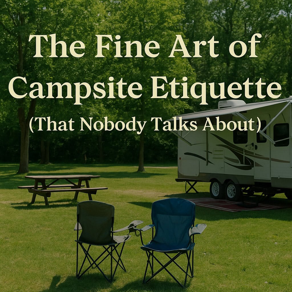 The Fine Art of Campsite Etiquette (That Nobody Talks About)