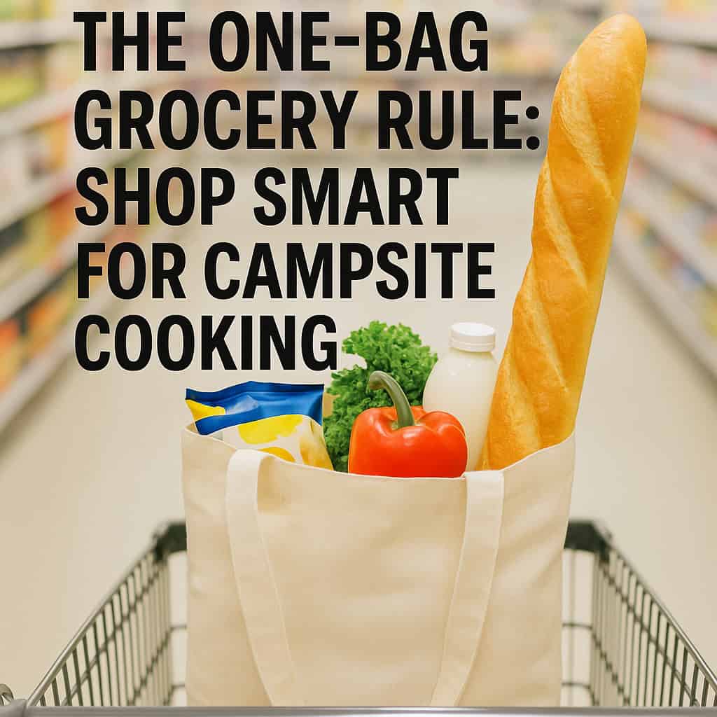 The One-Bag Grocery Rule: Shop Smart for Campsite Cooking