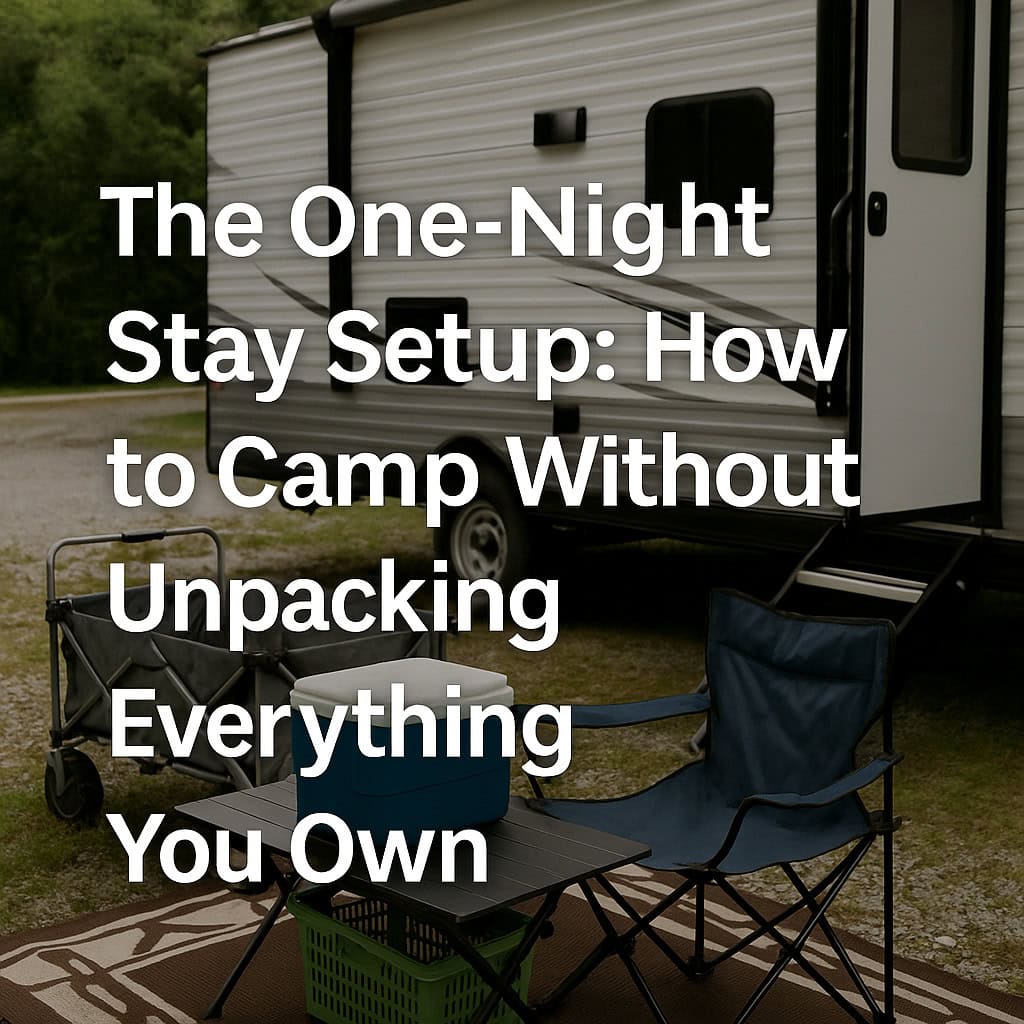 The One-Night Stay Setup: How to Camp Without Unpacking Everything You Own