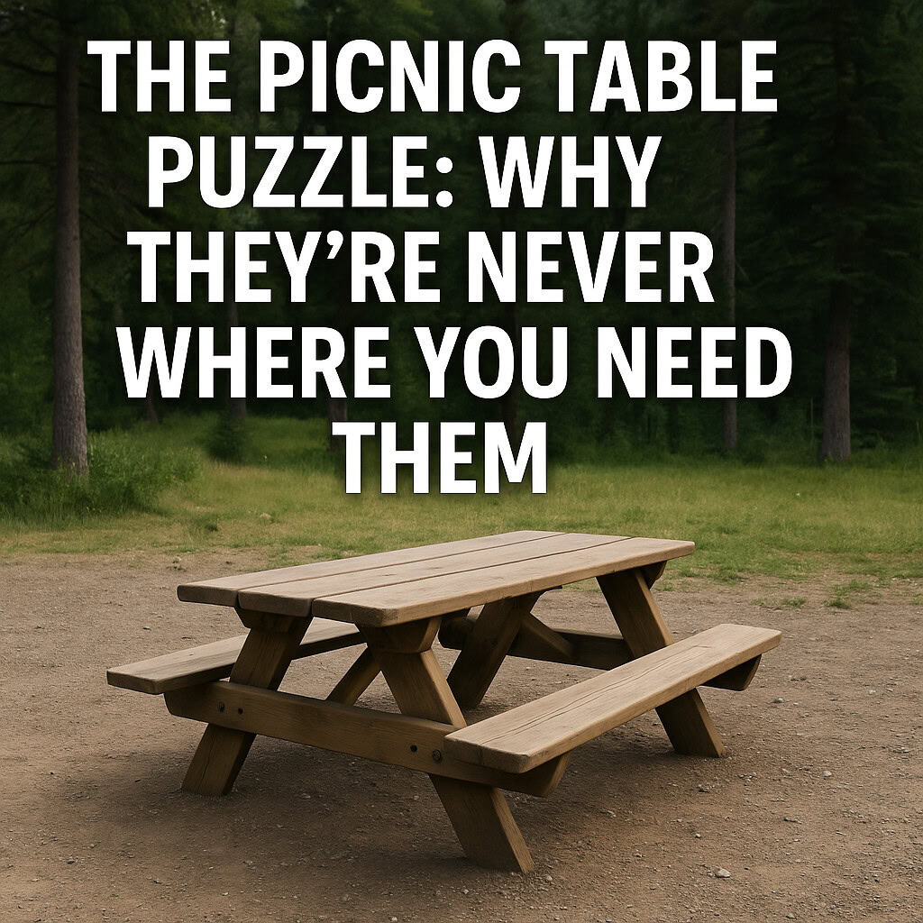 The Picnic Table Puzzle: Why They’re Never Where You Need Them