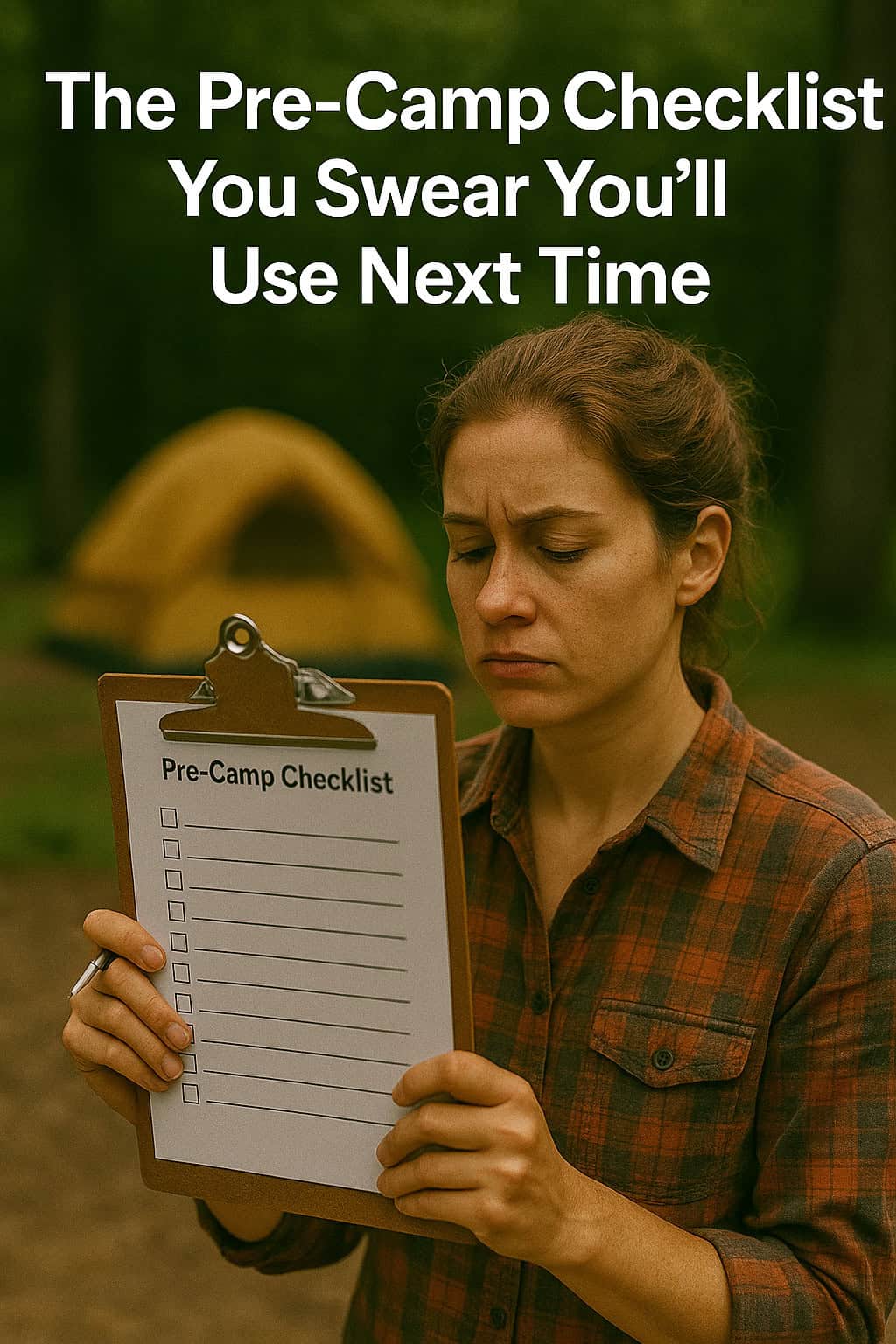 The Pre-Camp Checklist You Swear You’ll Use Next Time