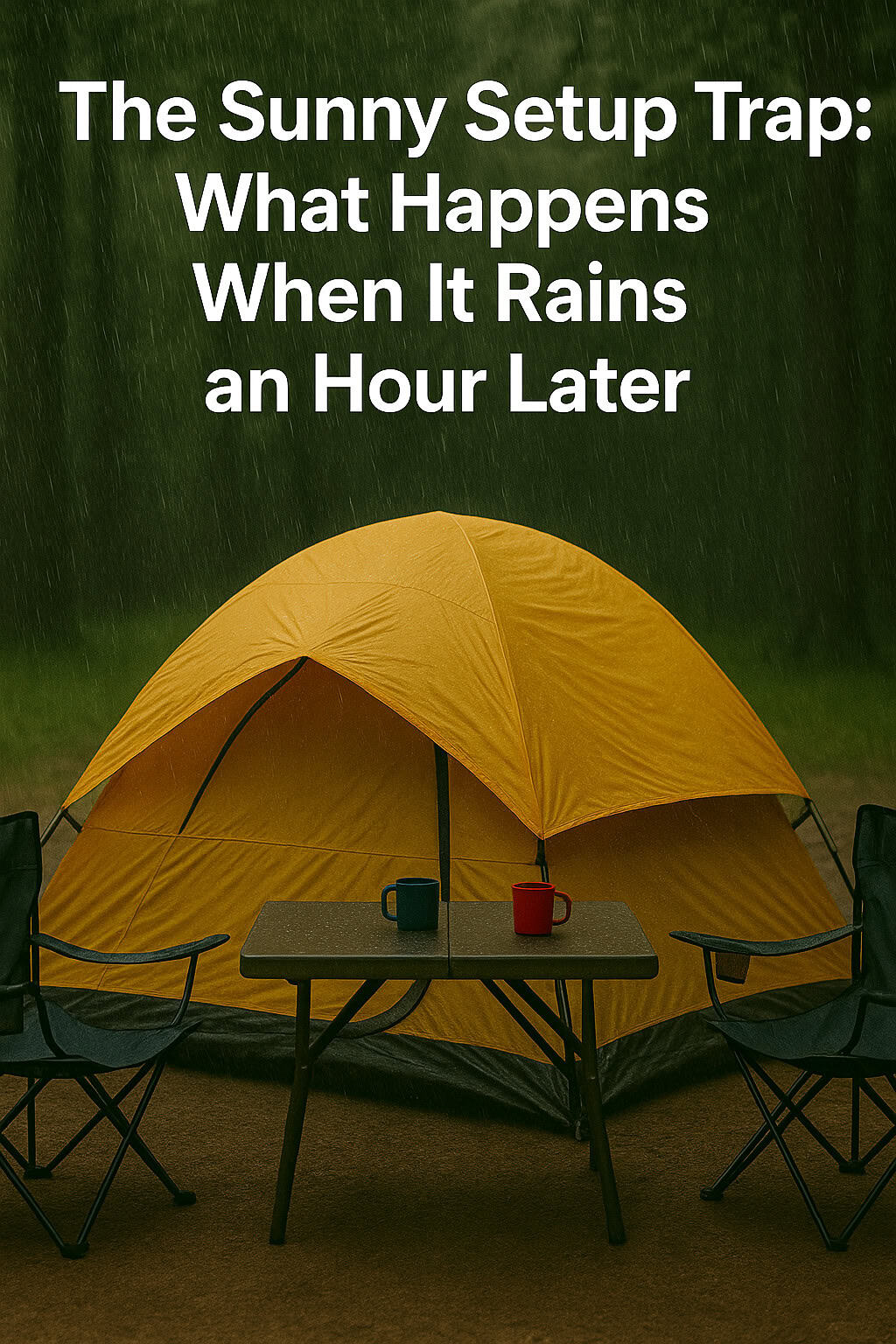 The Sunny Setup Trap: What Happens When It Rains an Hour Later