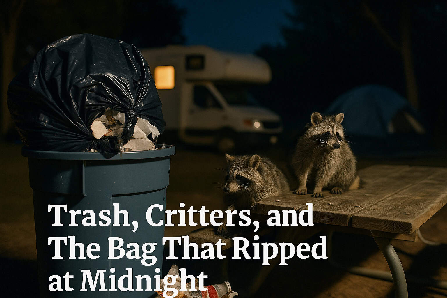 Trash, Critters, and The Bag That Ripped at Midnight