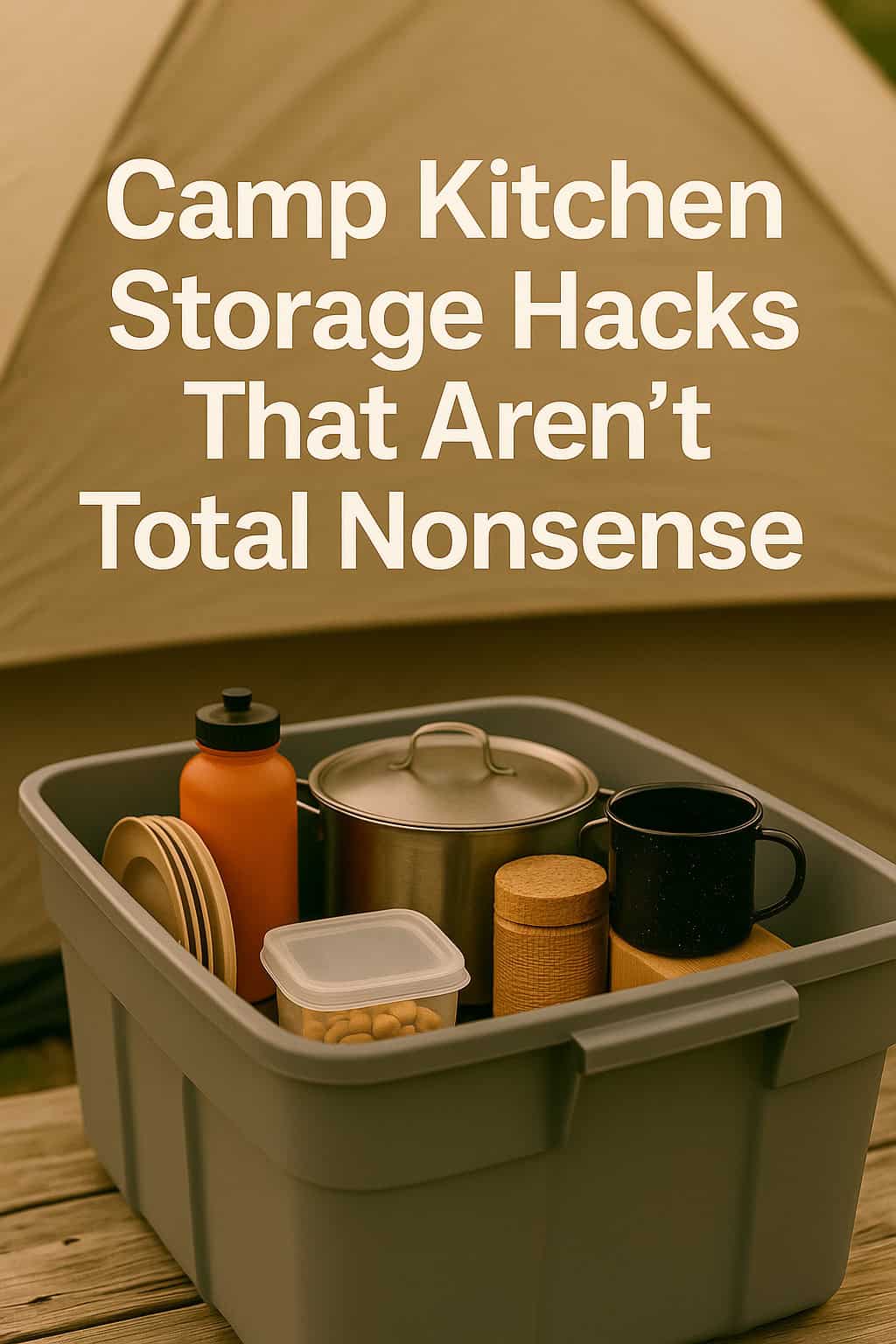 Camp Kitchen Storage Hacks That Aren’t Total Nonsense