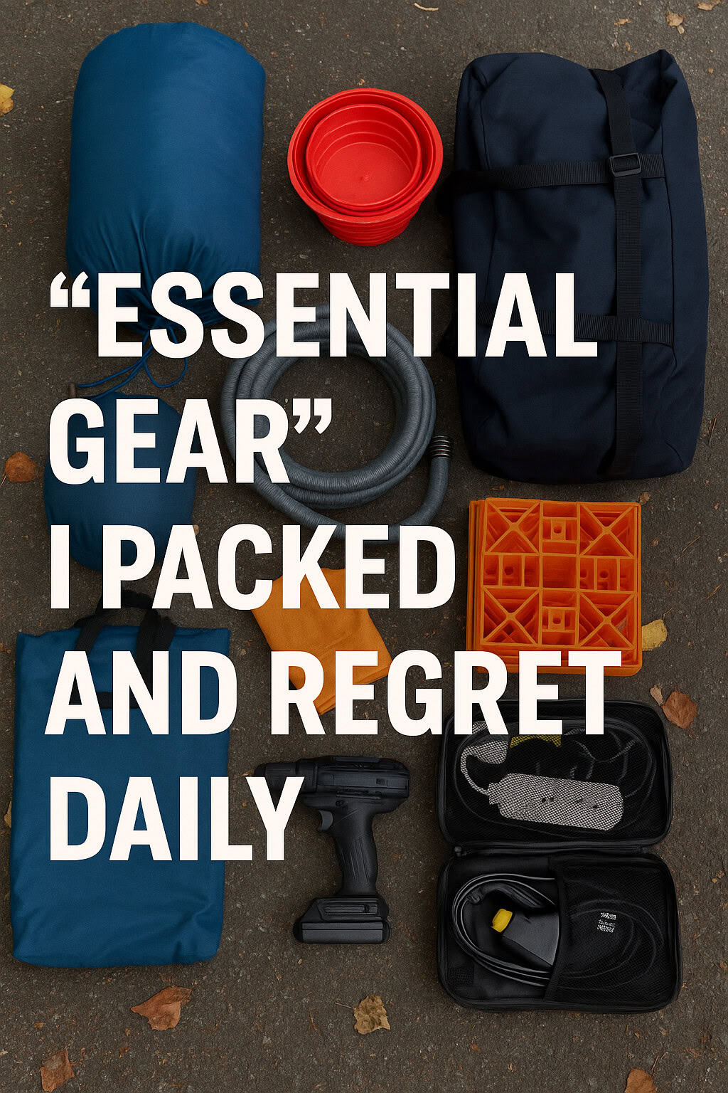 “Essential Gear” I Packed and Regret Daily