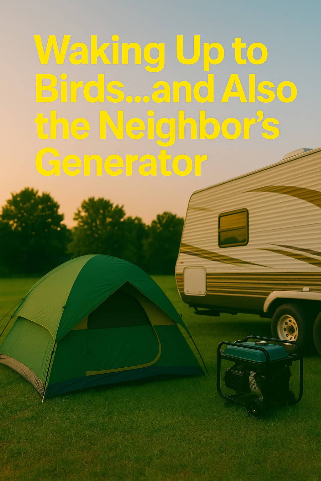 Waking Up to Birds… and Also the Neighbor’s Generator