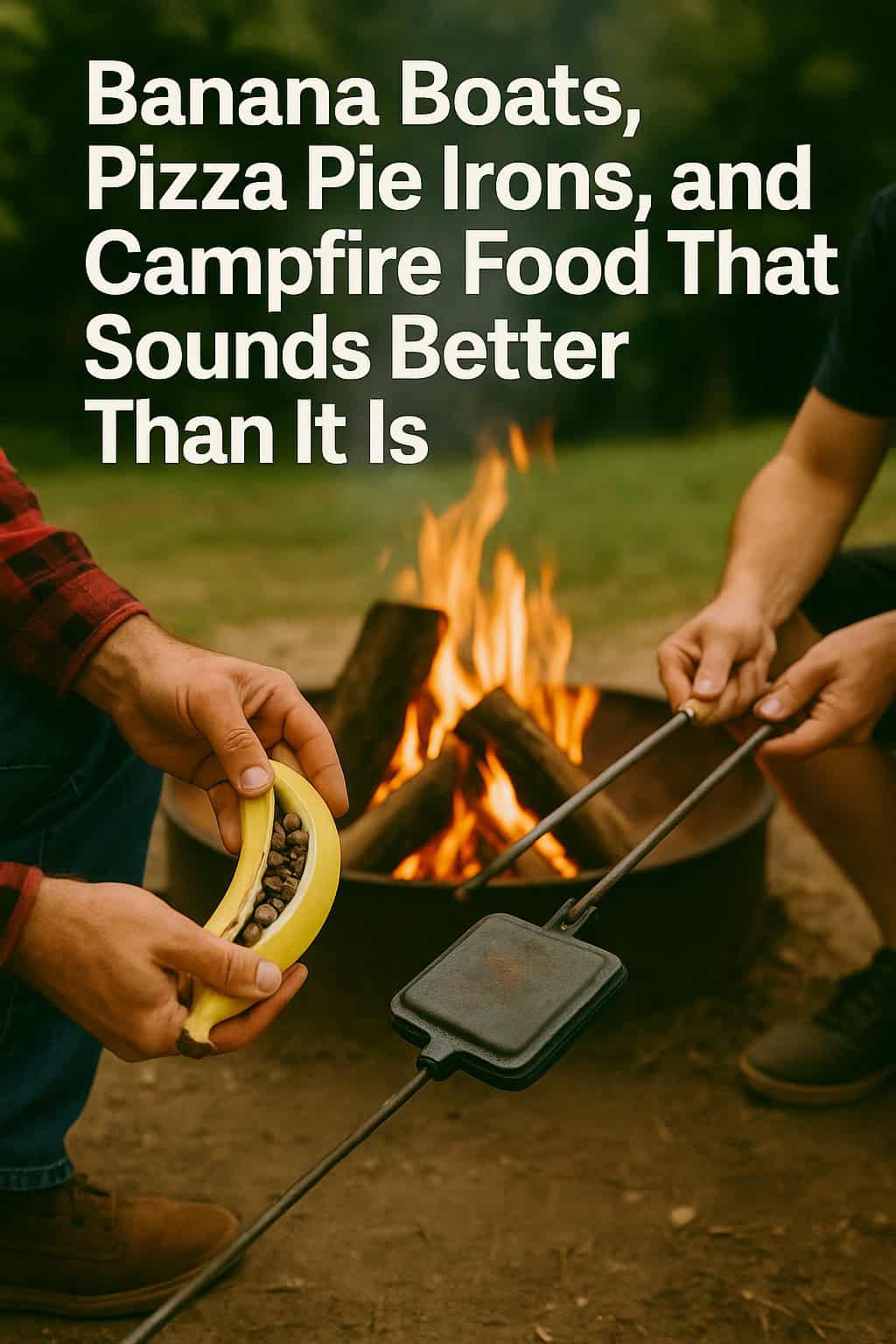 Banana Boats, Pizza Pie Irons, and Campfire Food That Sounds Better Than It Is