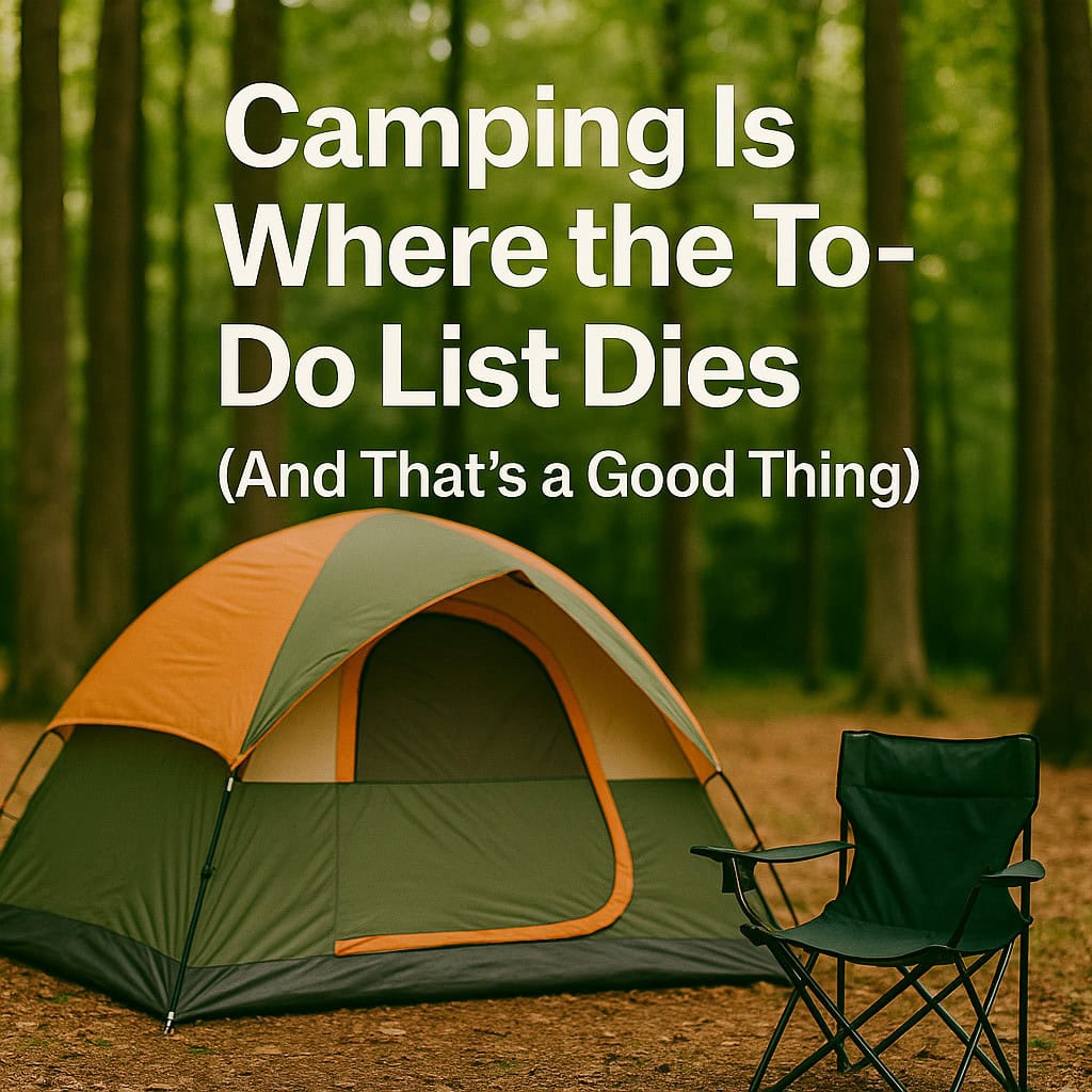 Camping Is Where the To-Do List Dies (And That’s a Good Thing)