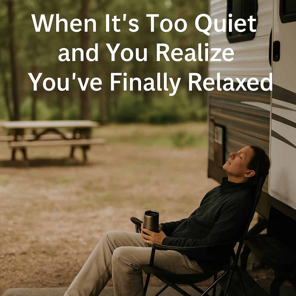 When It’s Too Quiet and You Realize You’ve Finally Relaxed