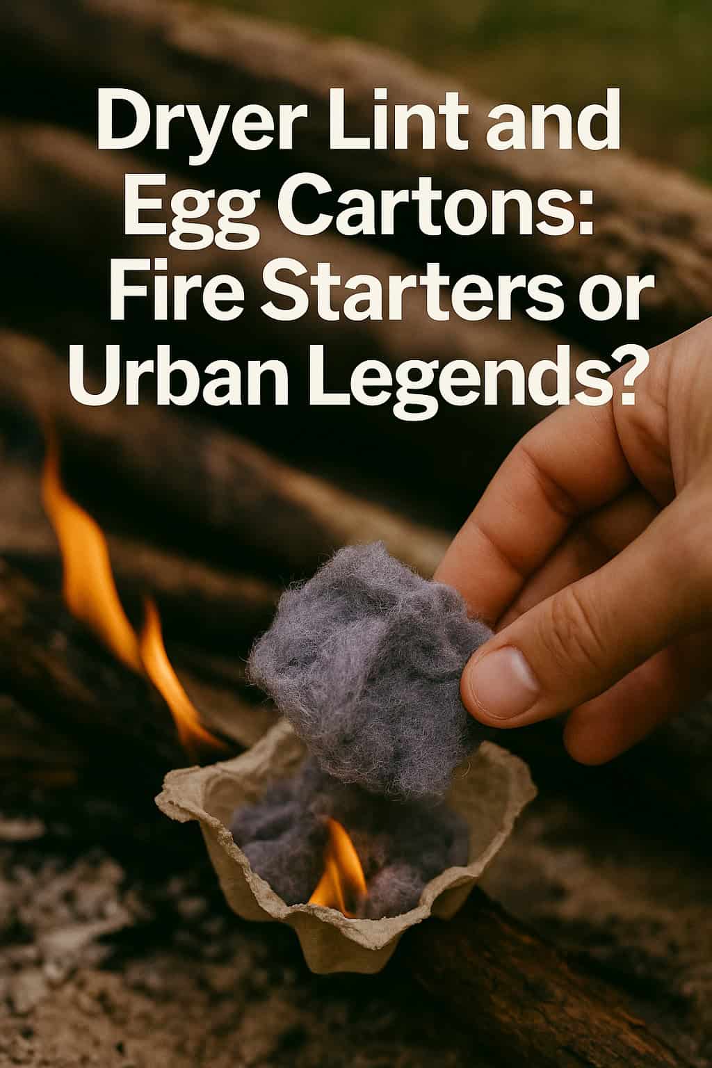 Dryer Lint and Egg Cartons: Fire Starters or Urban Legends?