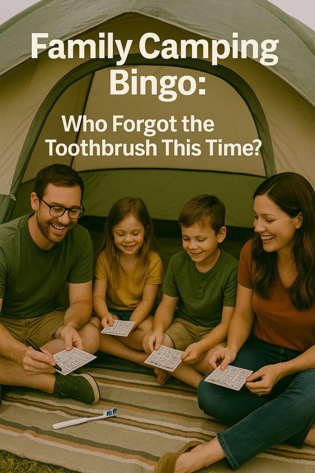 Family Camping Bingo: Who Forgot the Toothbrush This Time?