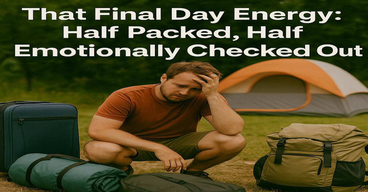 That Final Day Energy: Half Packed, Half Emotionally Checked Out