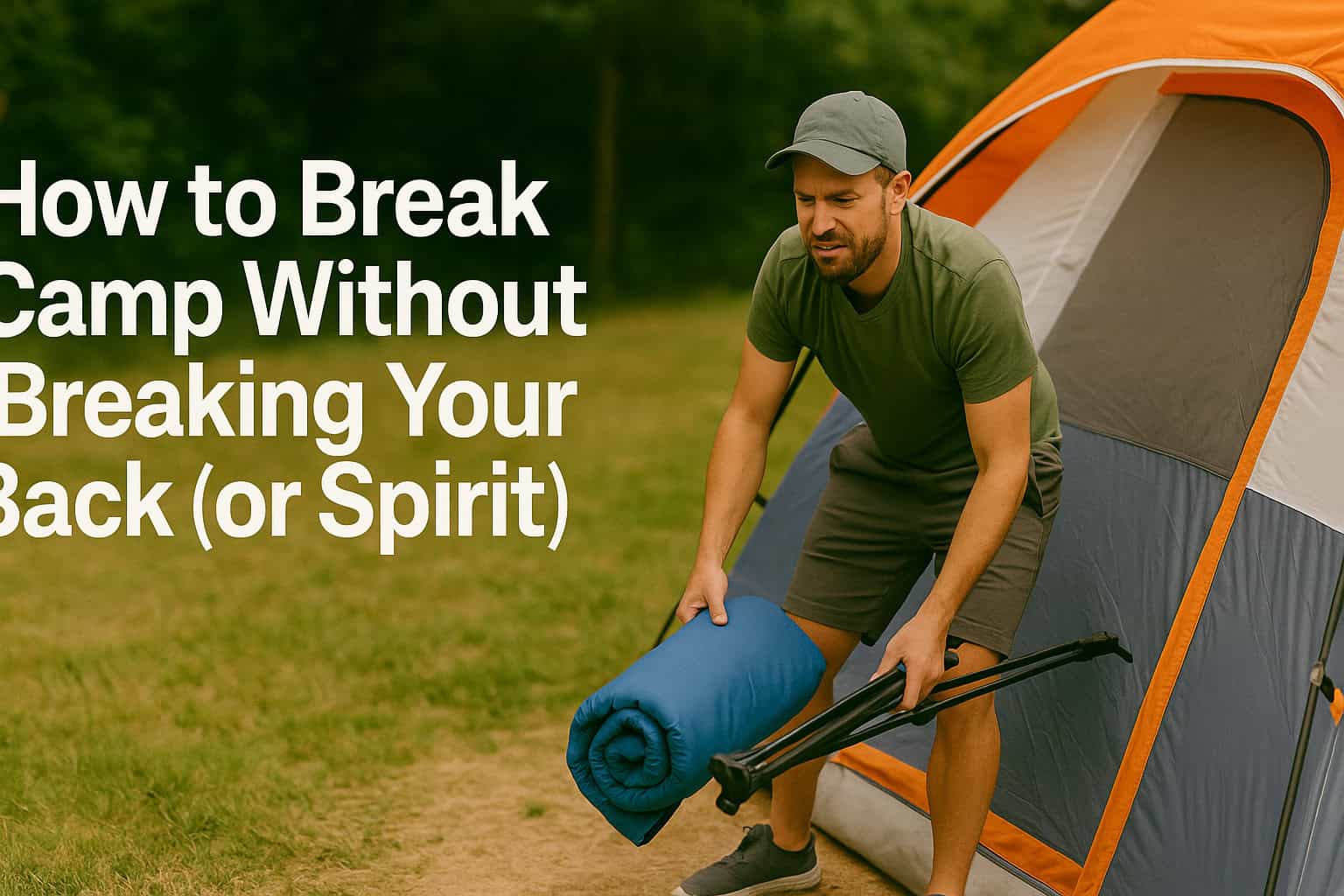 How to Break Camp Without Breaking Your Back (or Spirit)