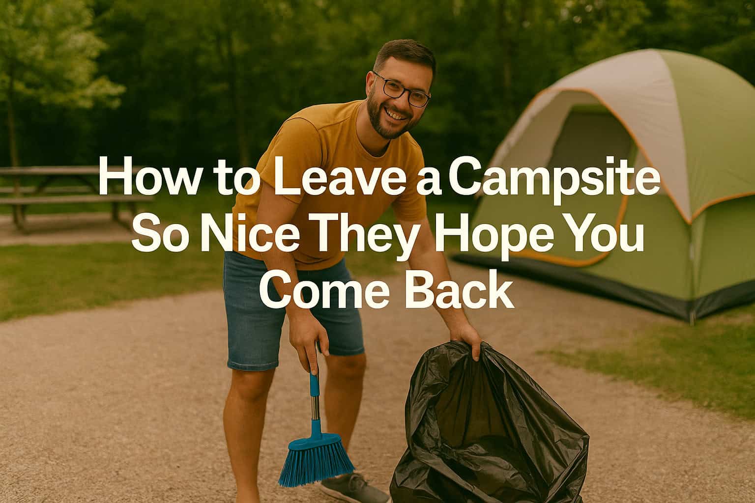 How to Leave a Campsite So Nice They Hope You Come Back