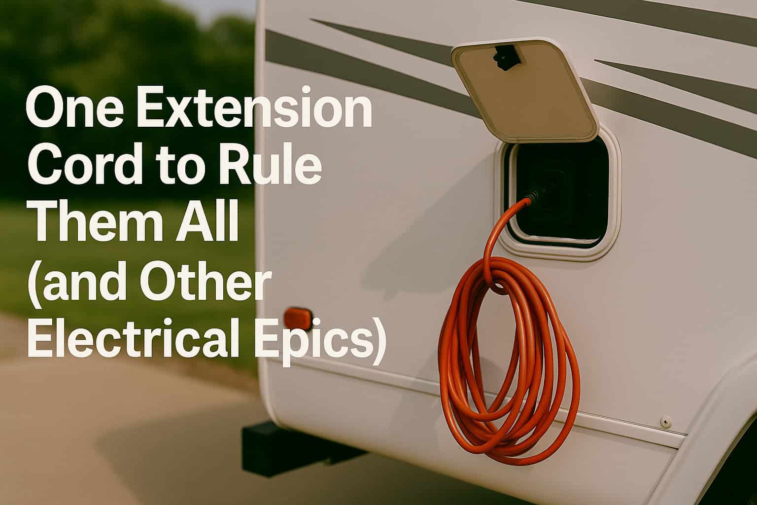 One Extension Cord to Rule Them All (and Other Electrical Epics)