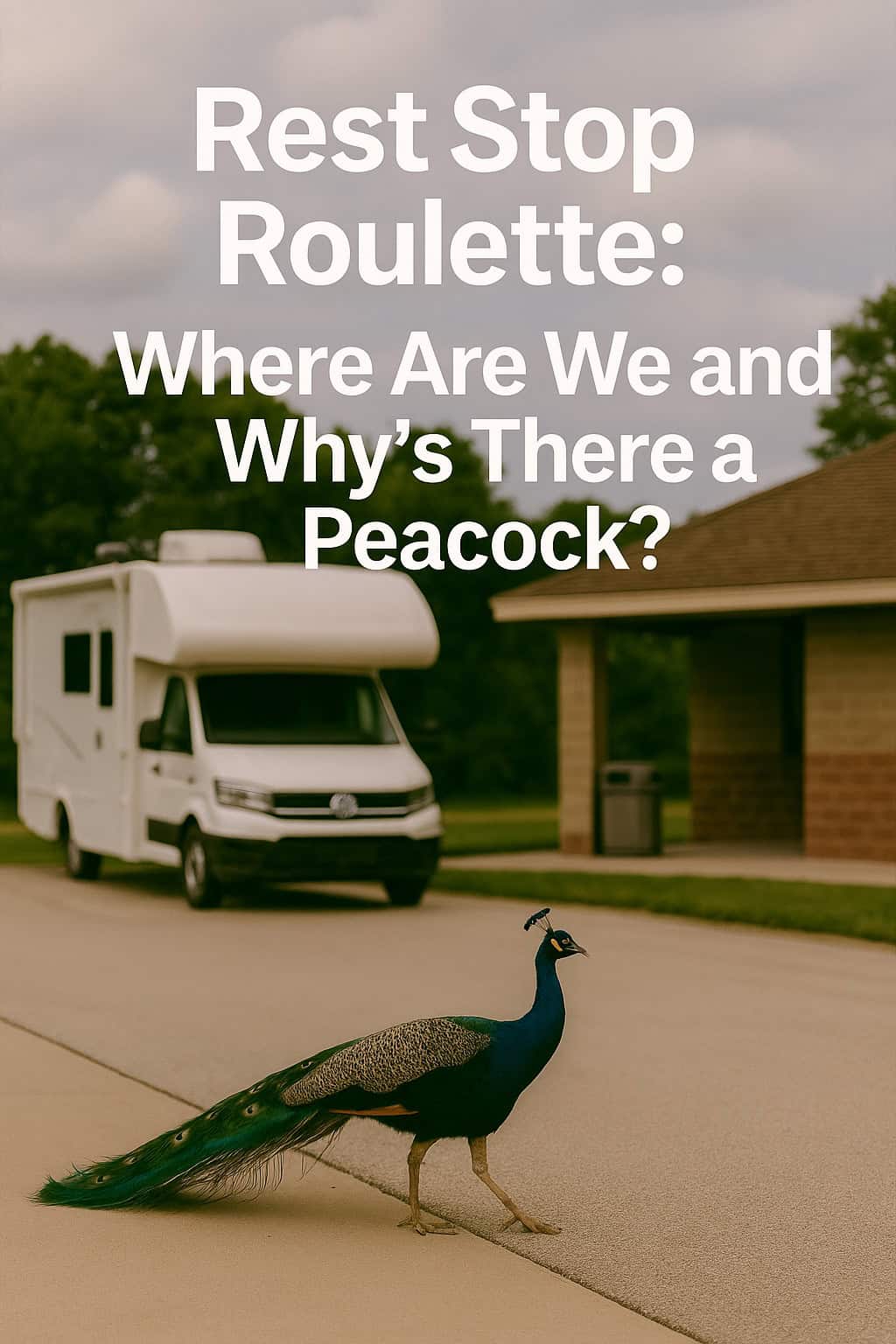 Rest Stop Roulette: Where Are We and Why’s There a Peacock?