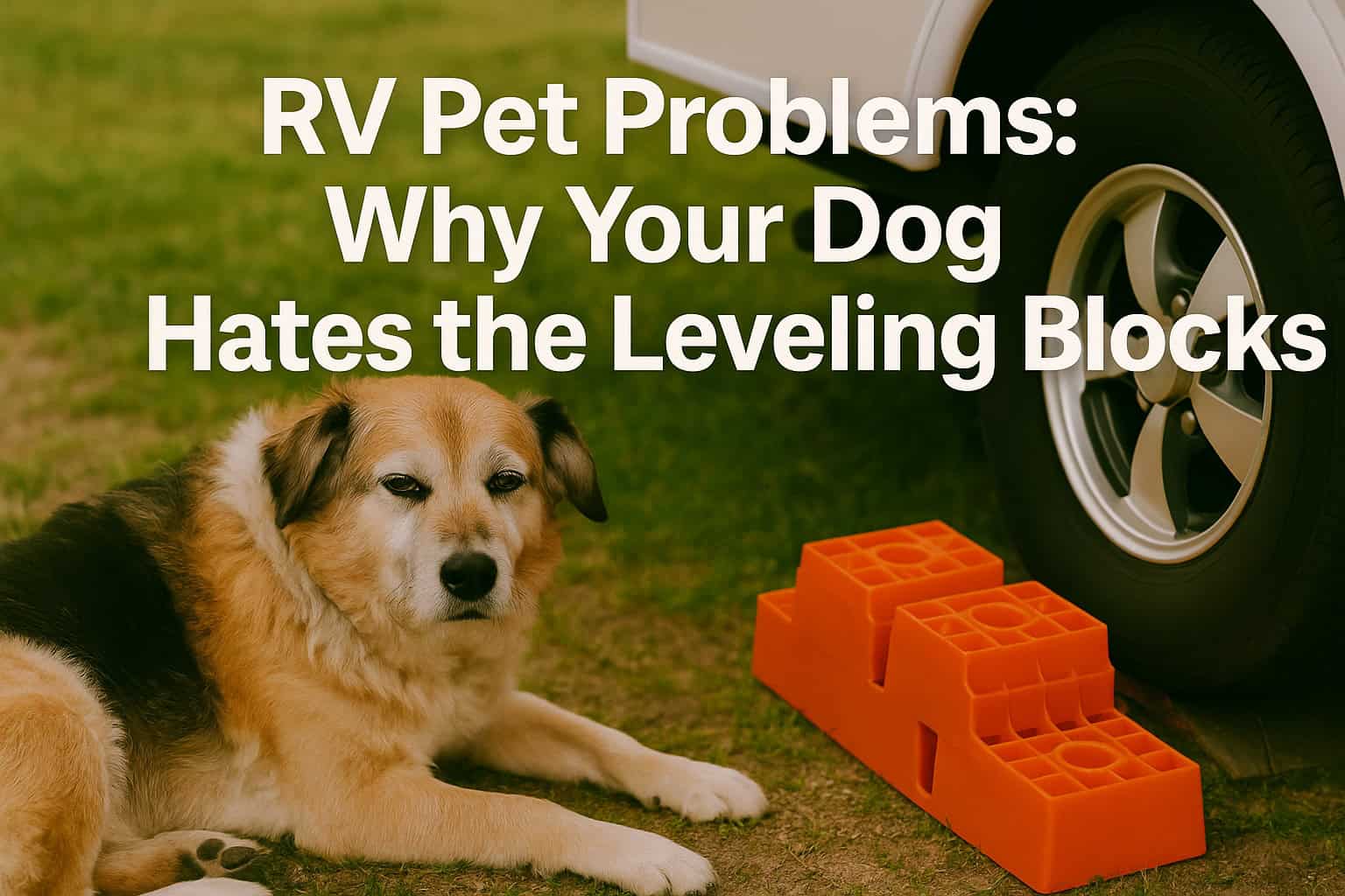 RV Pet Problems: Why Your Dog Hates the Leveling Blocks