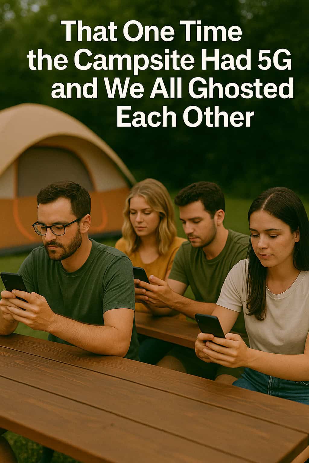 That One Time the Campsite Had 5G and We All Ghosted Each Other