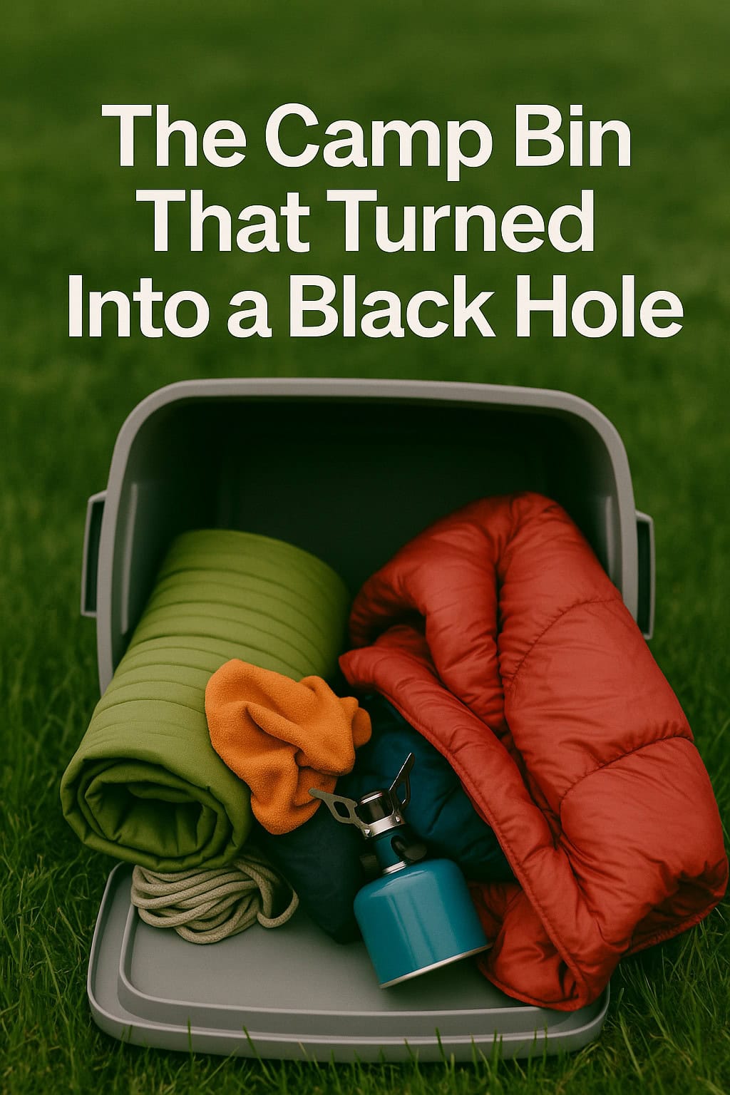 The Camp Bin That Turned Into a Black Hole