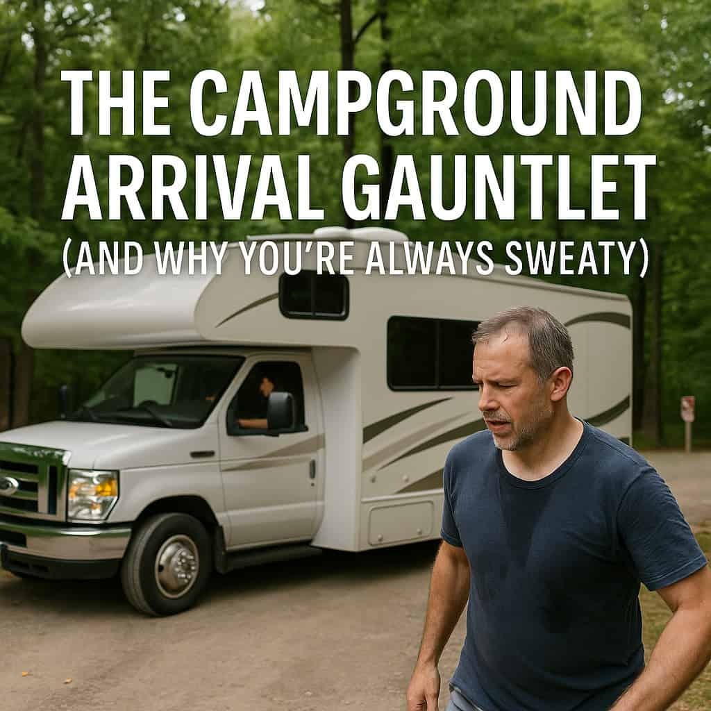 The Campground Arrival Gauntlet (And Why You’re Always Sweaty)