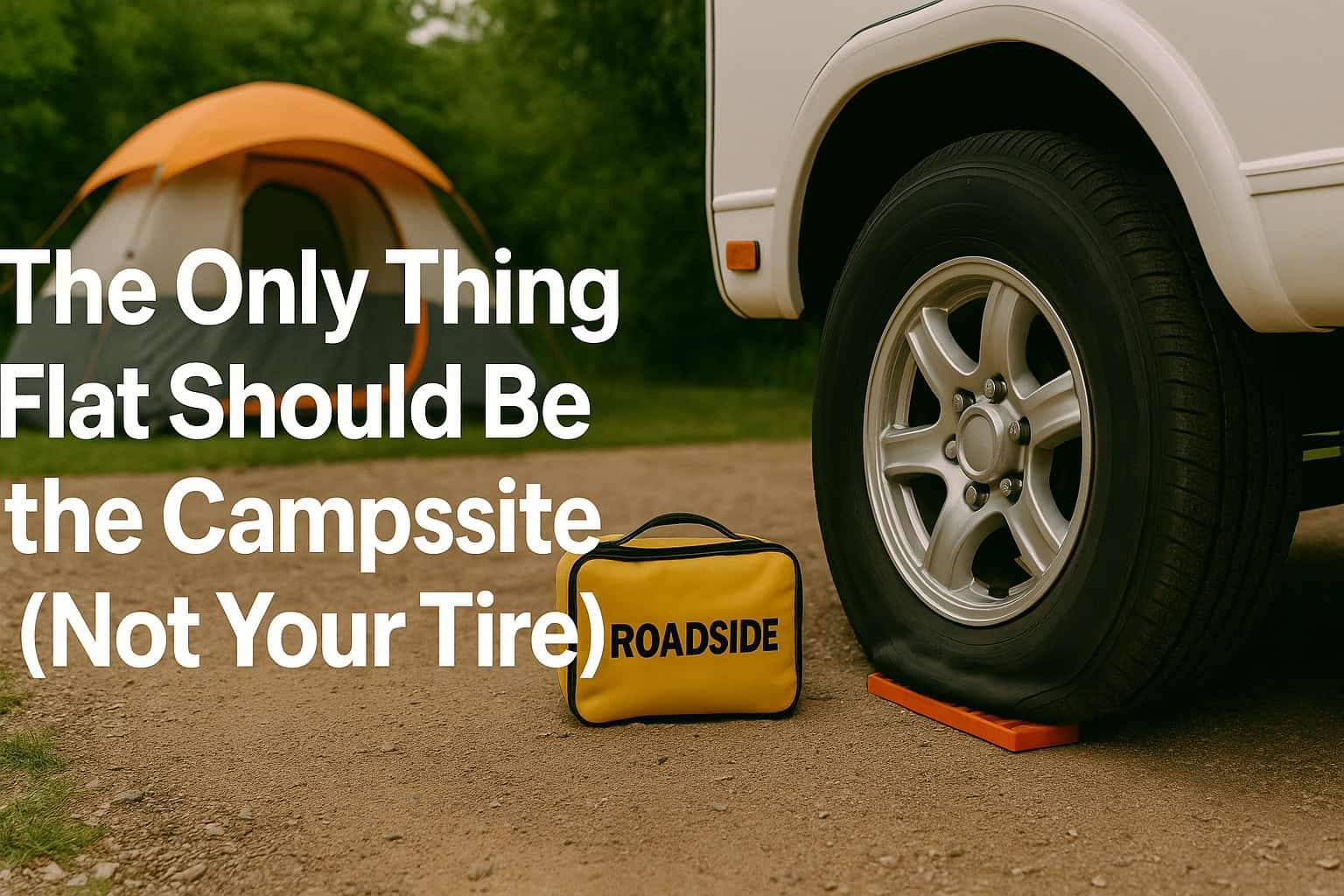 The Only Thing Flat Should Be the Campsite (Not Your Tire)