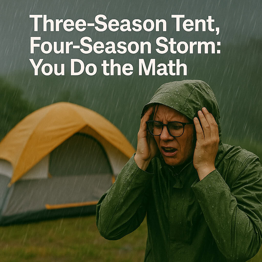 Three-Season Tent, Four-Season Storm: You Do the Math