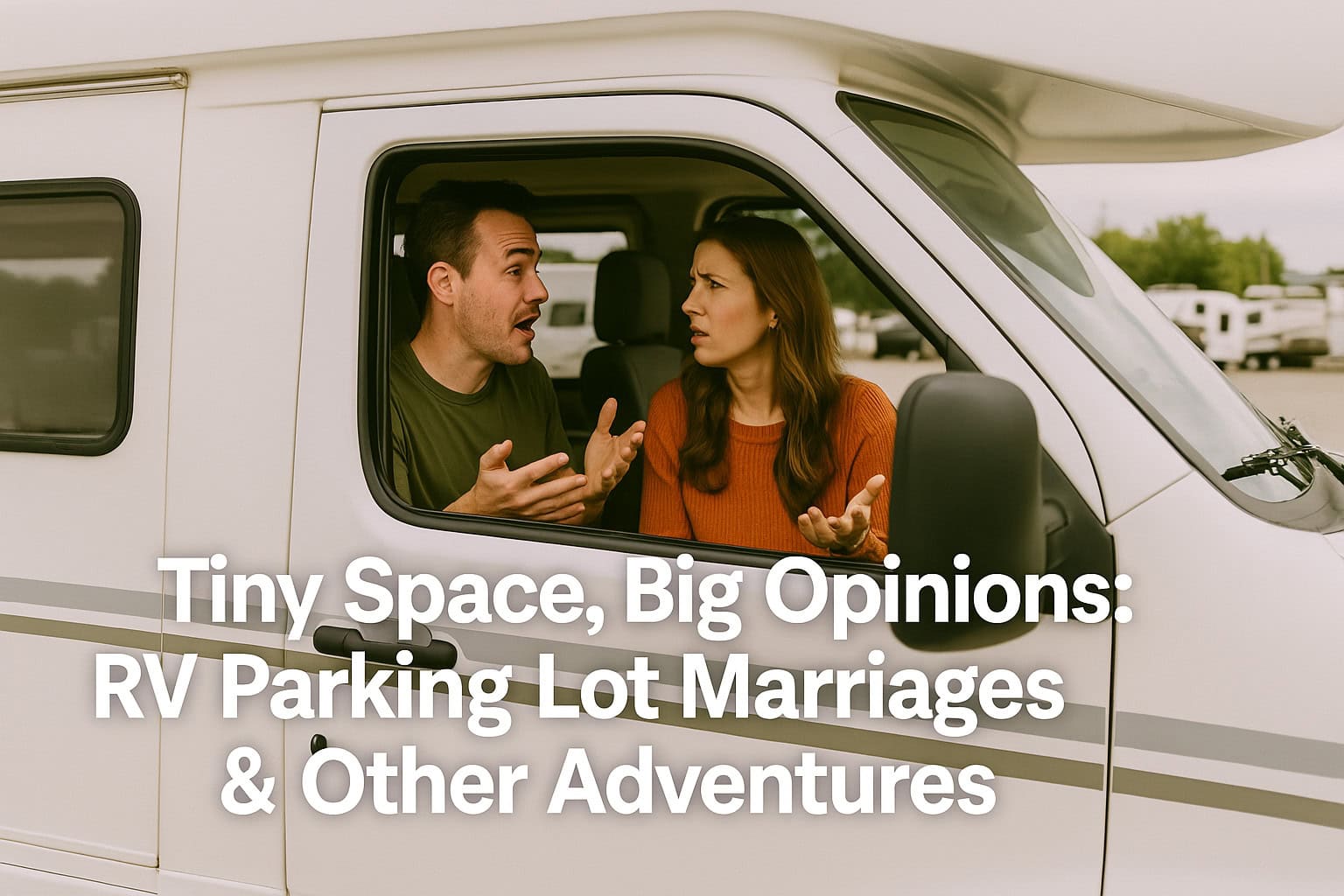 Tiny Space, Big Opinions: RV Parking Lot Marriages & Other Adventures