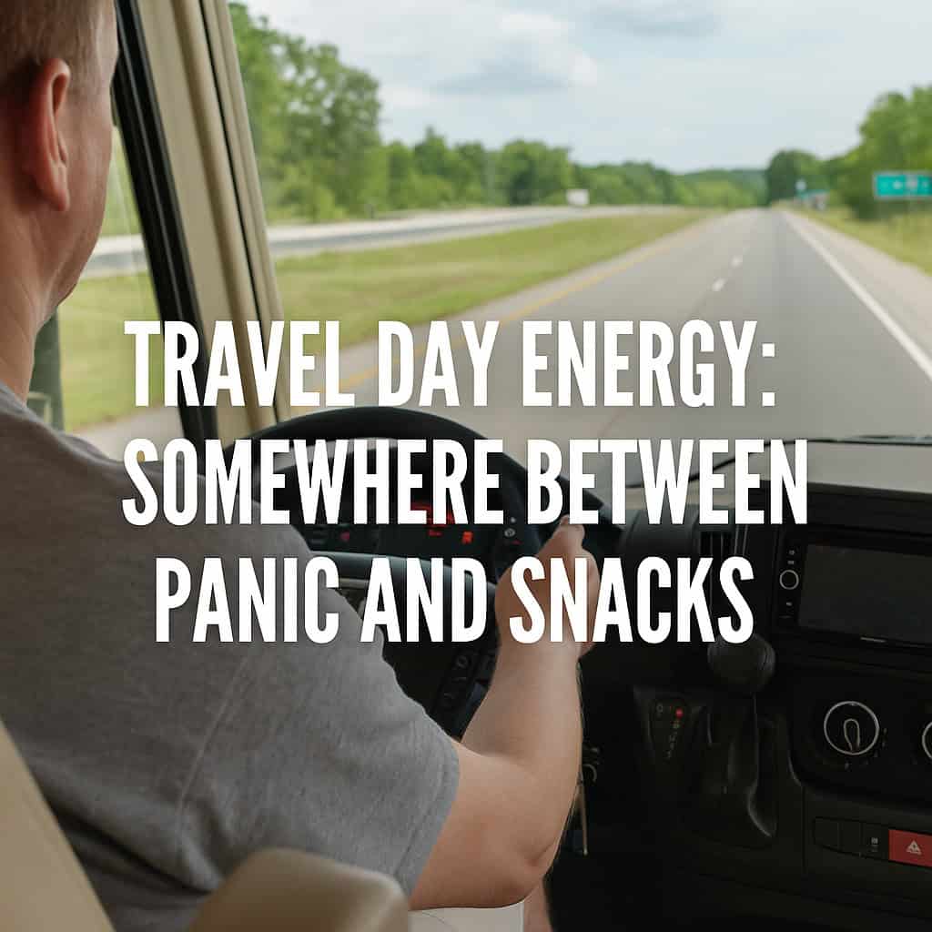 Travel Day Energy: Somewhere Between Panic and Snacks