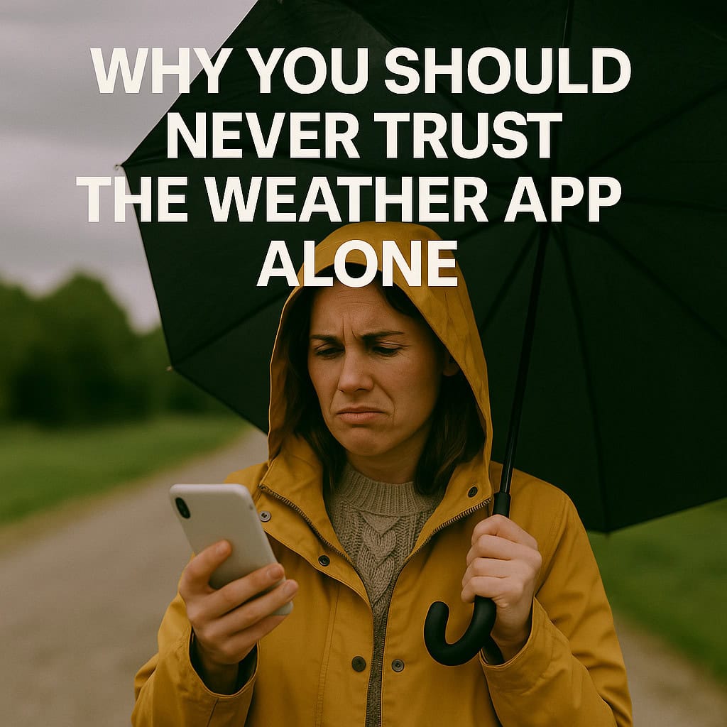 Why You Should Never Trust the Weather App Alone