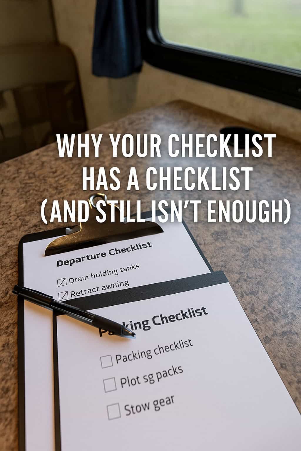 Why Your Checklist Has a Checklist (And Still Isn’t Enough)