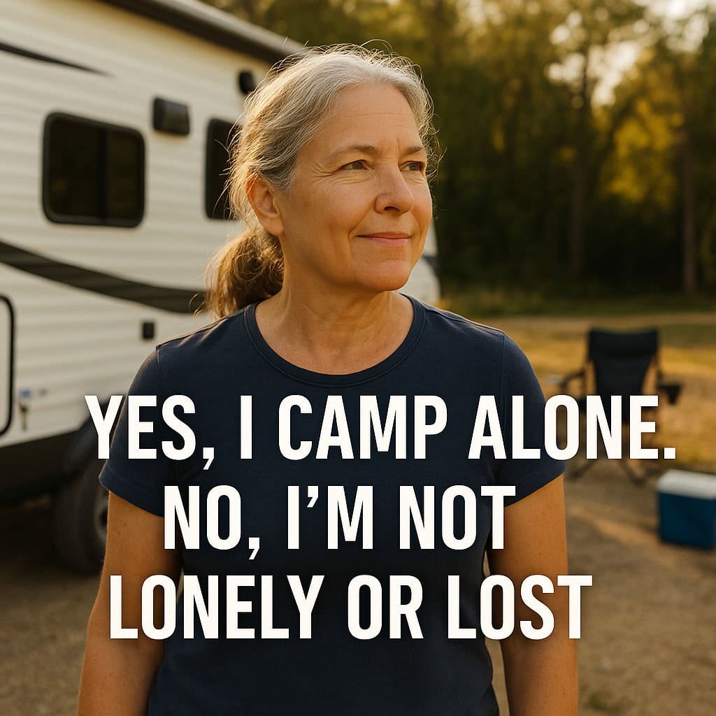 Yes, I Camp Alone. No, I’m Not Lonely or Lost