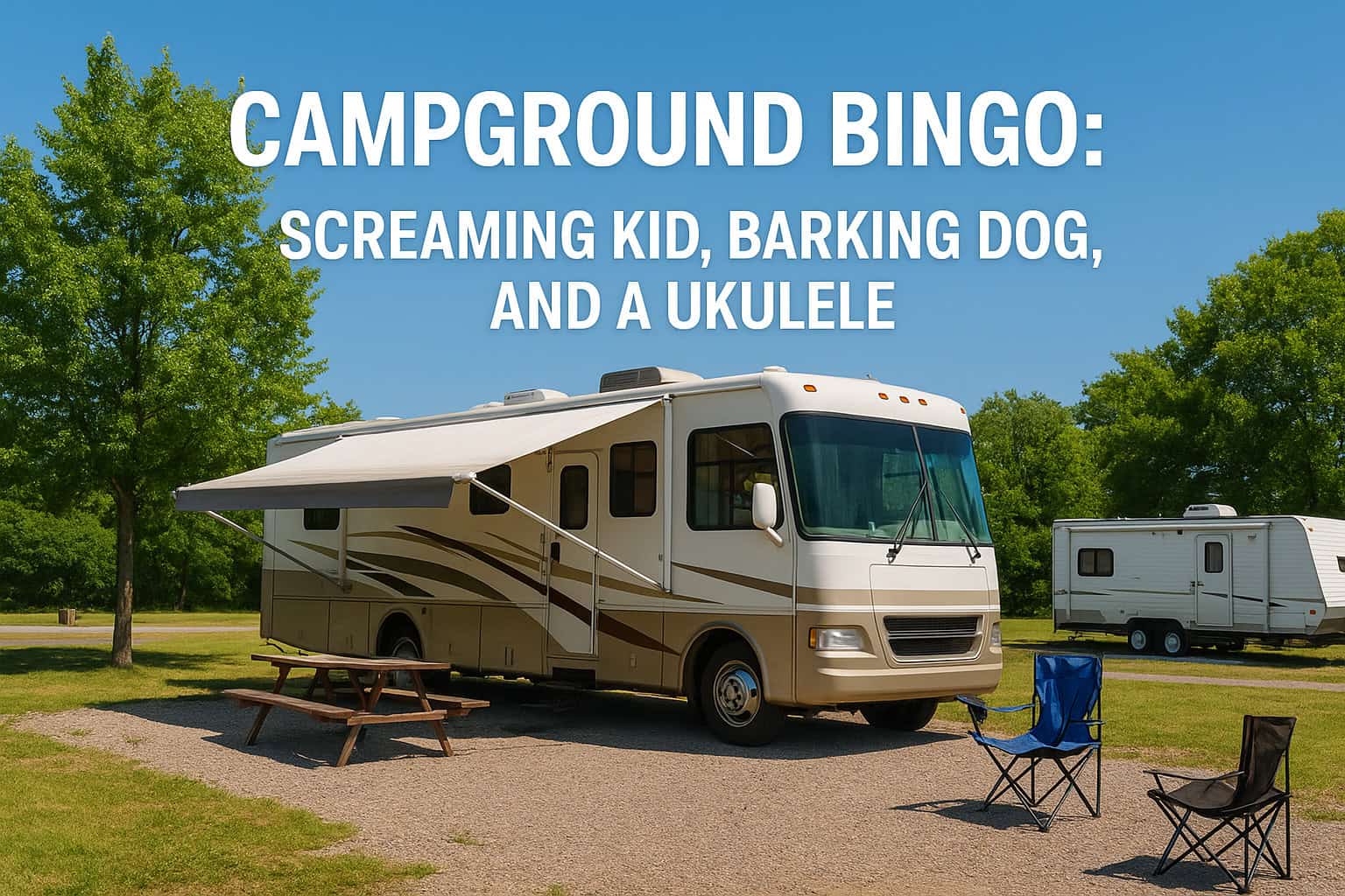 Campground Bingo: Screaming Kid, Barking Dog, and a Ukulele
