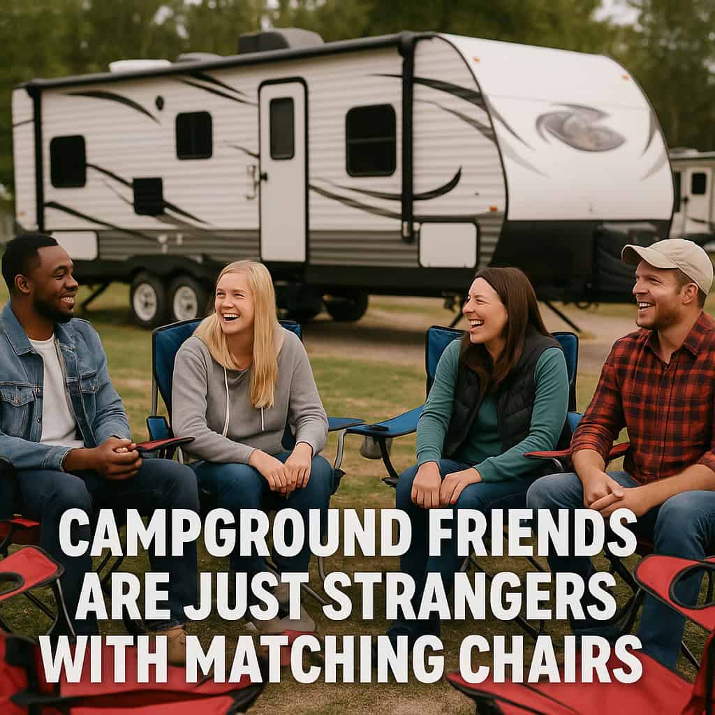 Campground Friends Are Just Strangers With Matching Chairs