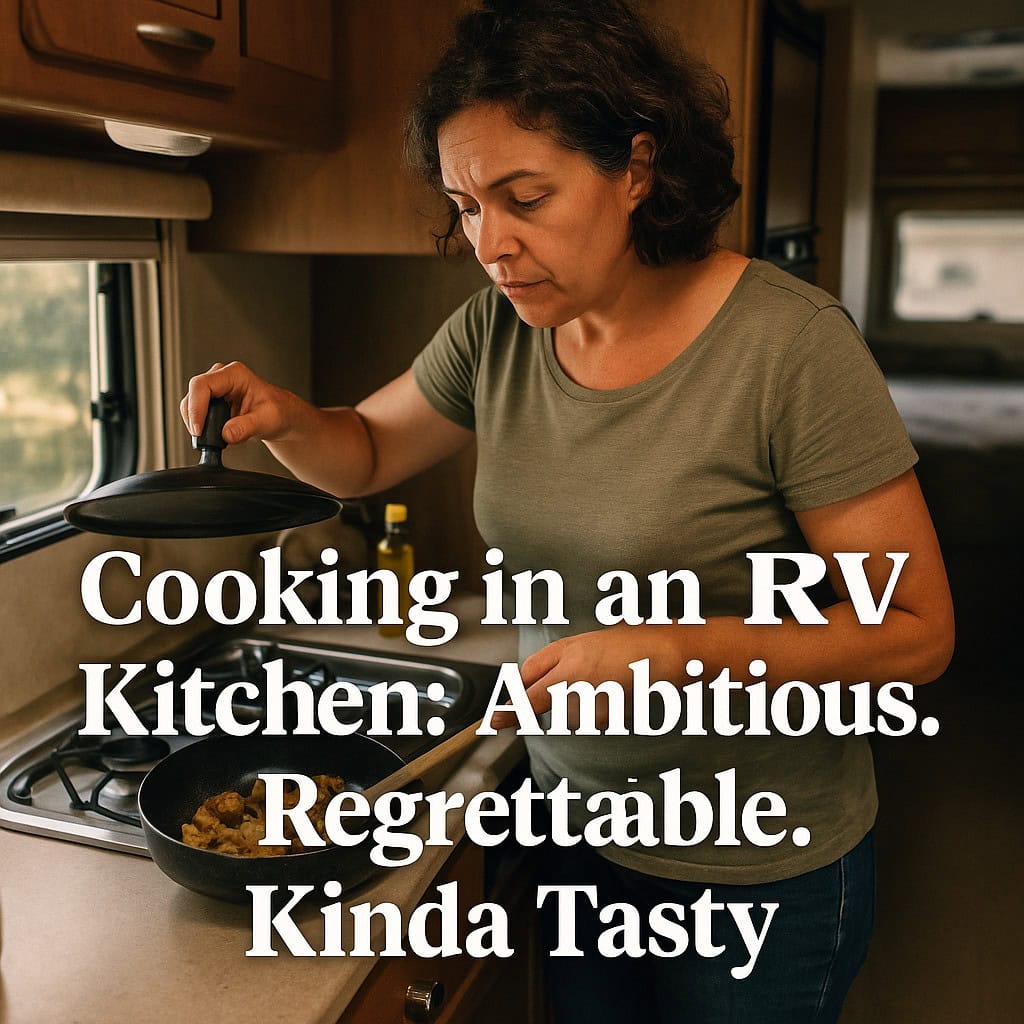 Cooking in an RV Kitchen: Ambitious. Regrettable. Kinda Tasty.