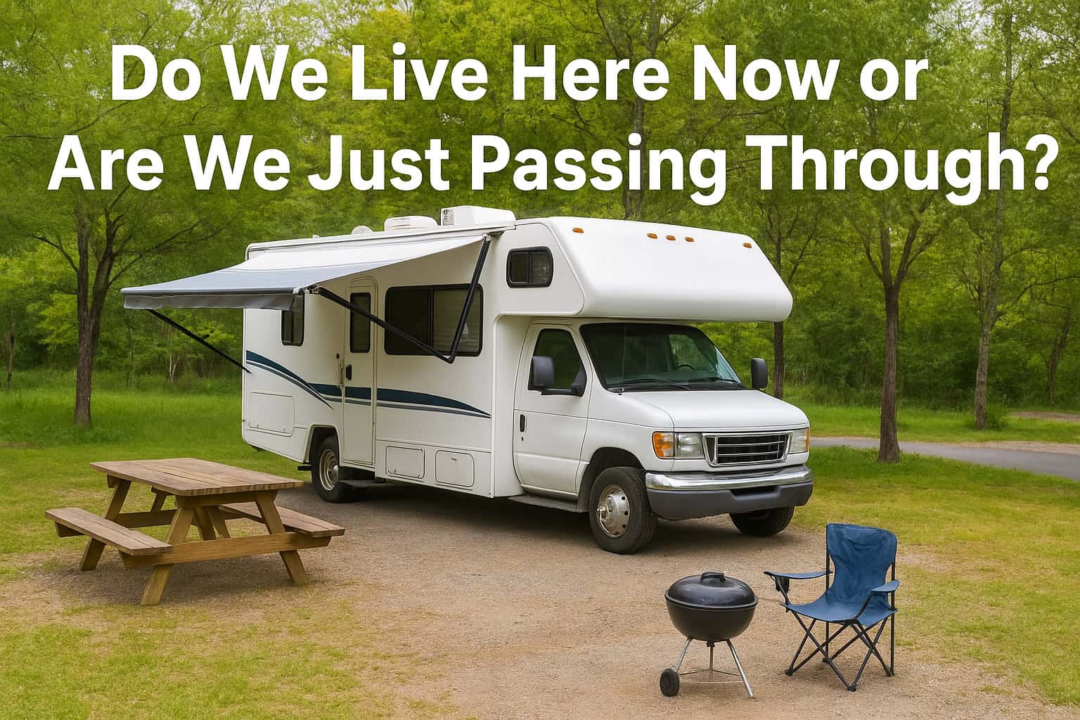 Do We Live Here Now or Are We Just Passing Through?