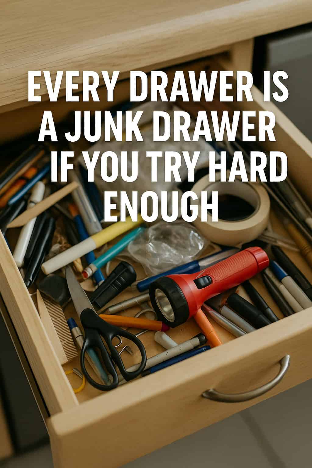 Every Drawer Is a Junk Drawer If You Try Hard Enough