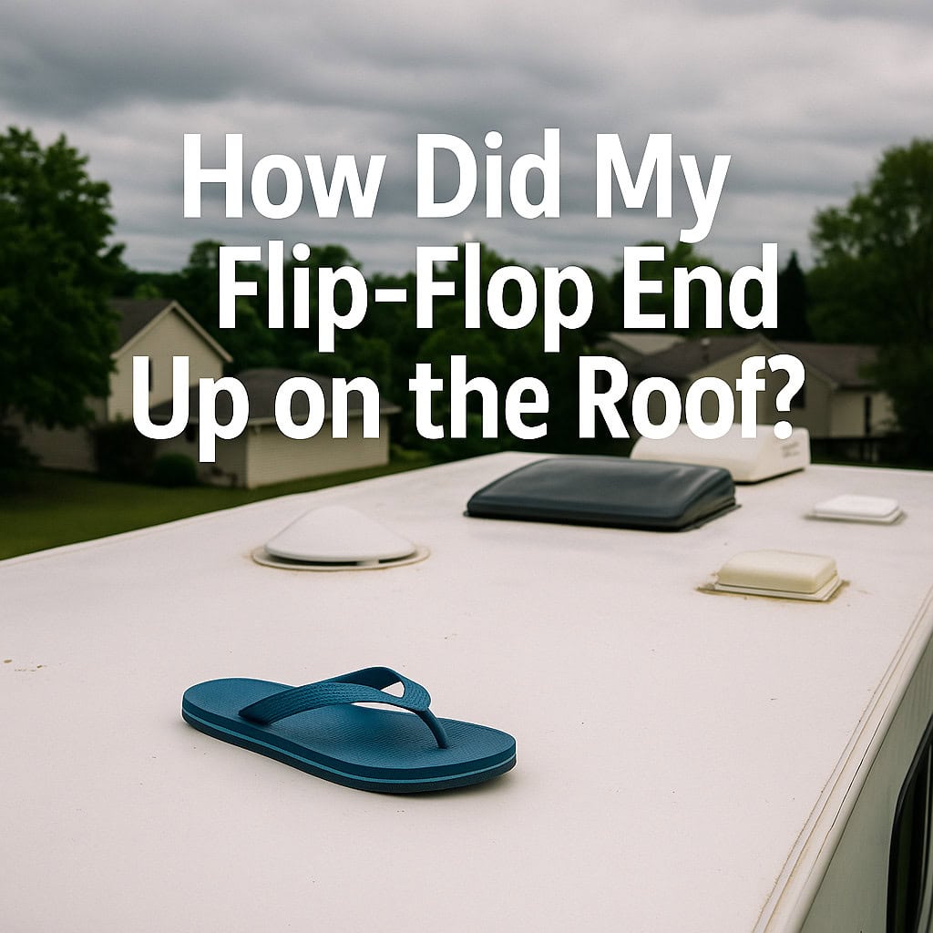 How Did My Flip-Flop End Up on the Roof?