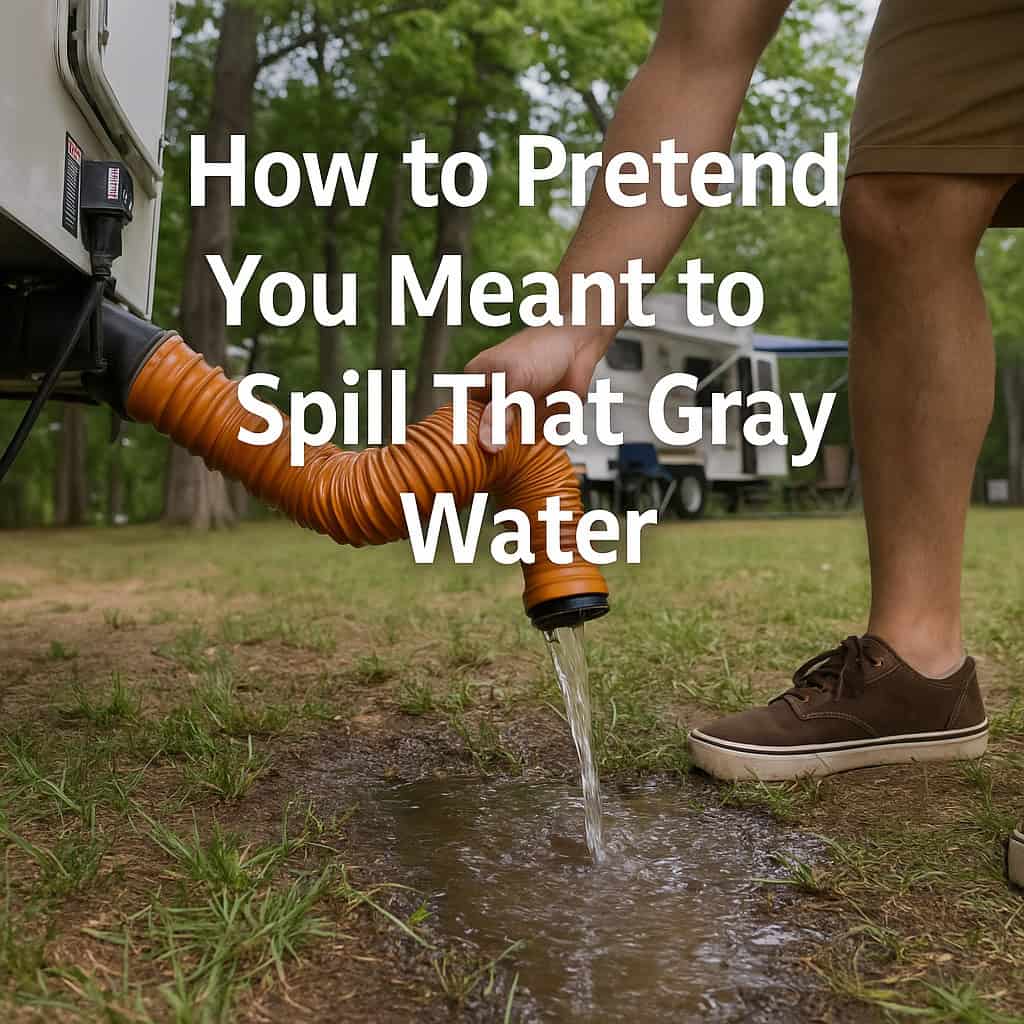 How to Pretend You Meant to Spill That Gray Water