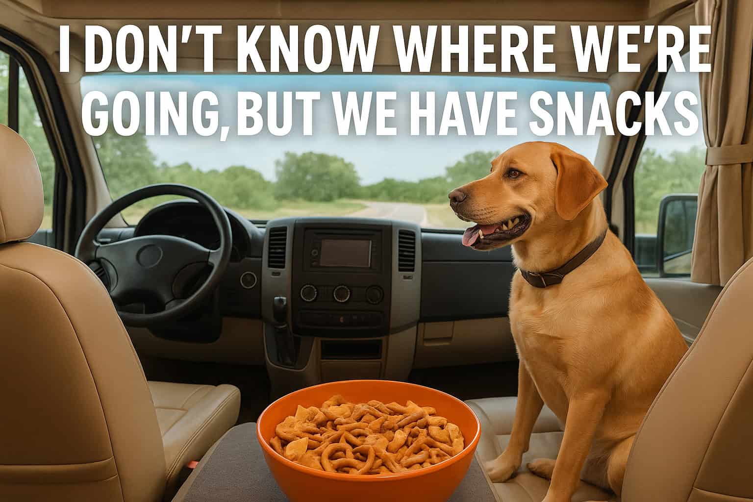 I Don’t Know Where We’re Going, but We Have Snacks