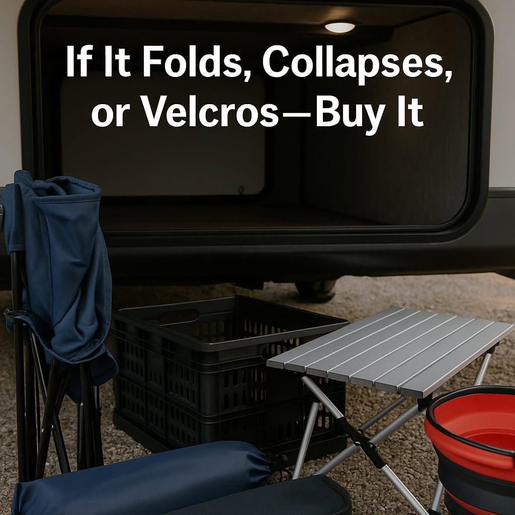 If It Folds, Collapses, or Velcros—Buy It