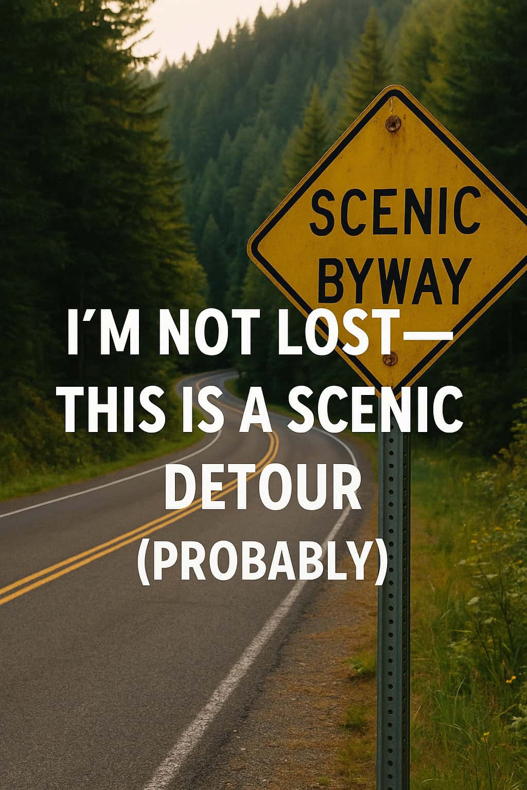 I’m Not Lost—This Is a Scenic Detour (Probably)