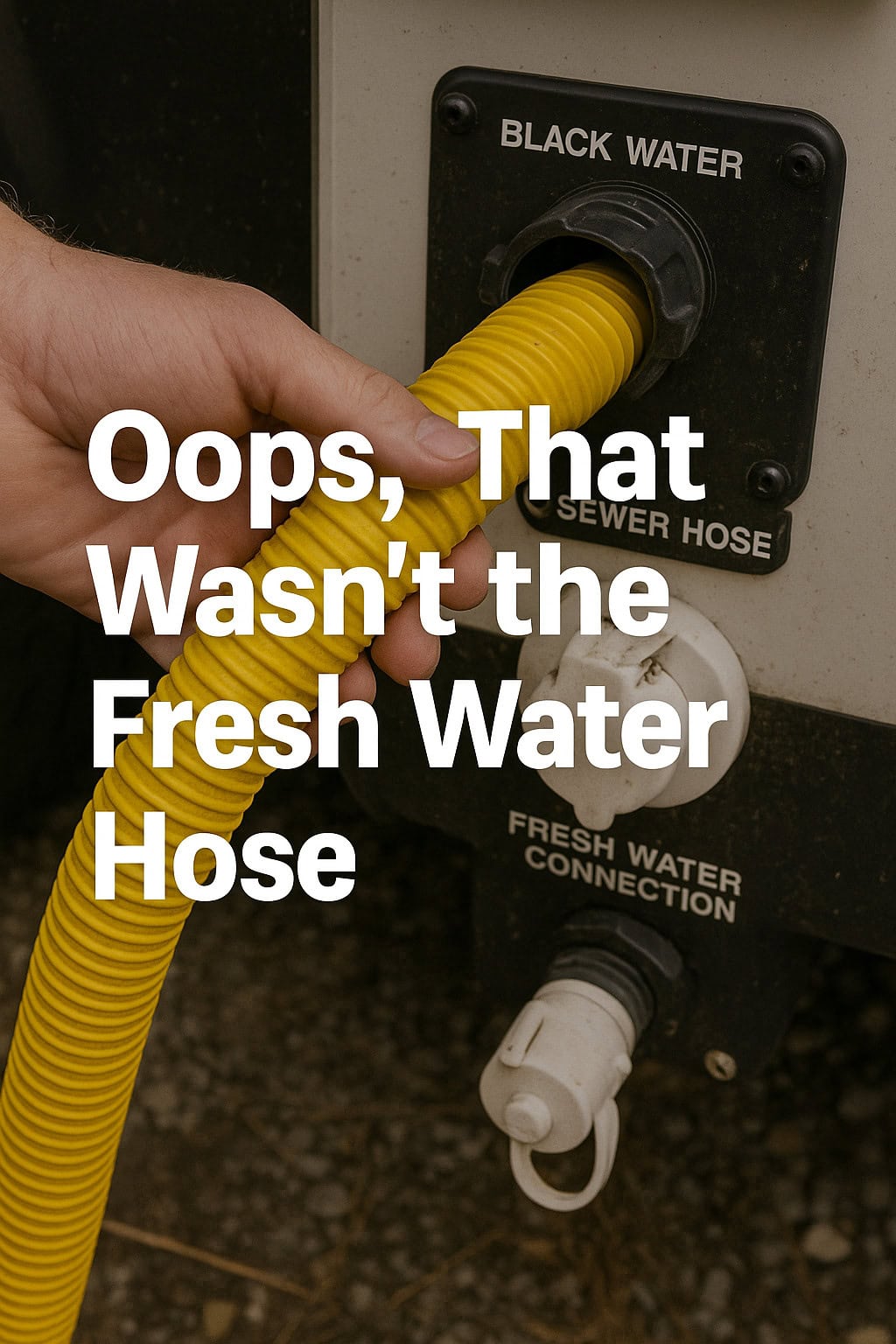 Oops, That Wasn’t the Fresh Water Hose