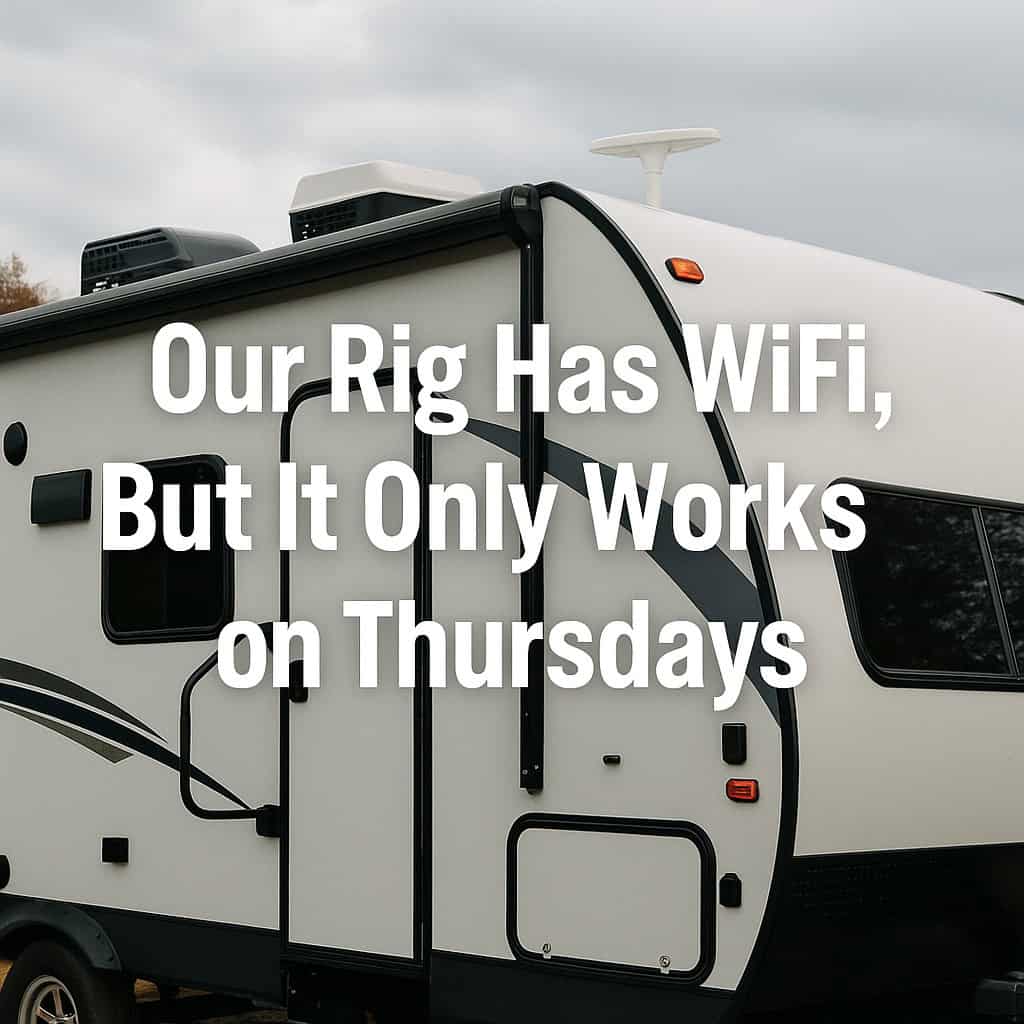 Our Rig Has WiFi, But It Only Works on Thursdays