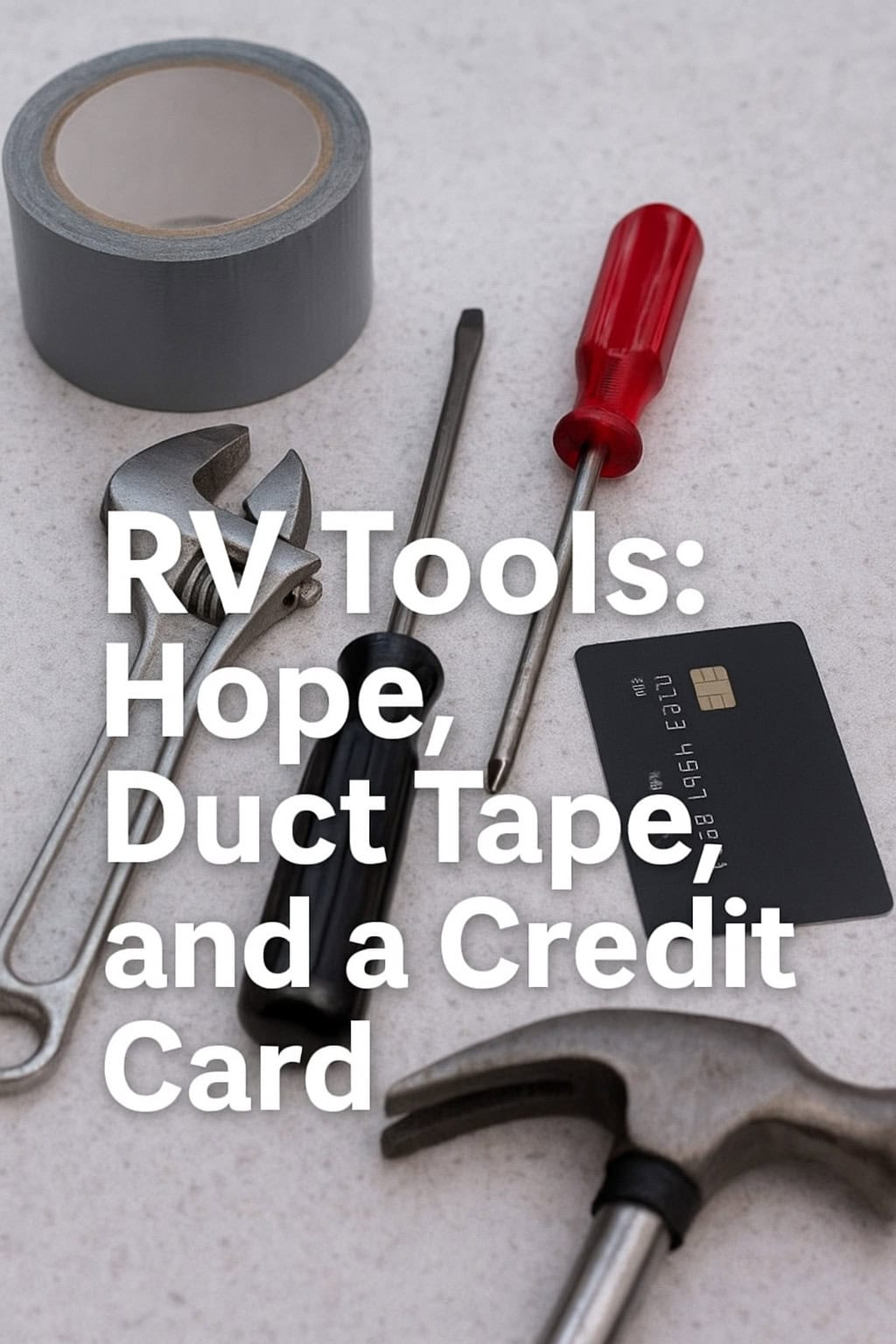 RV Tools: Hope, Duct Tape, and a Credit Card