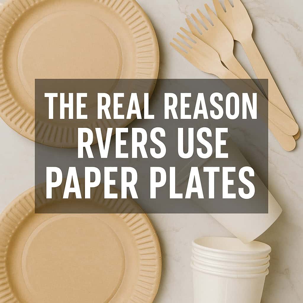 The Real Reason RVers Use Paper Plates