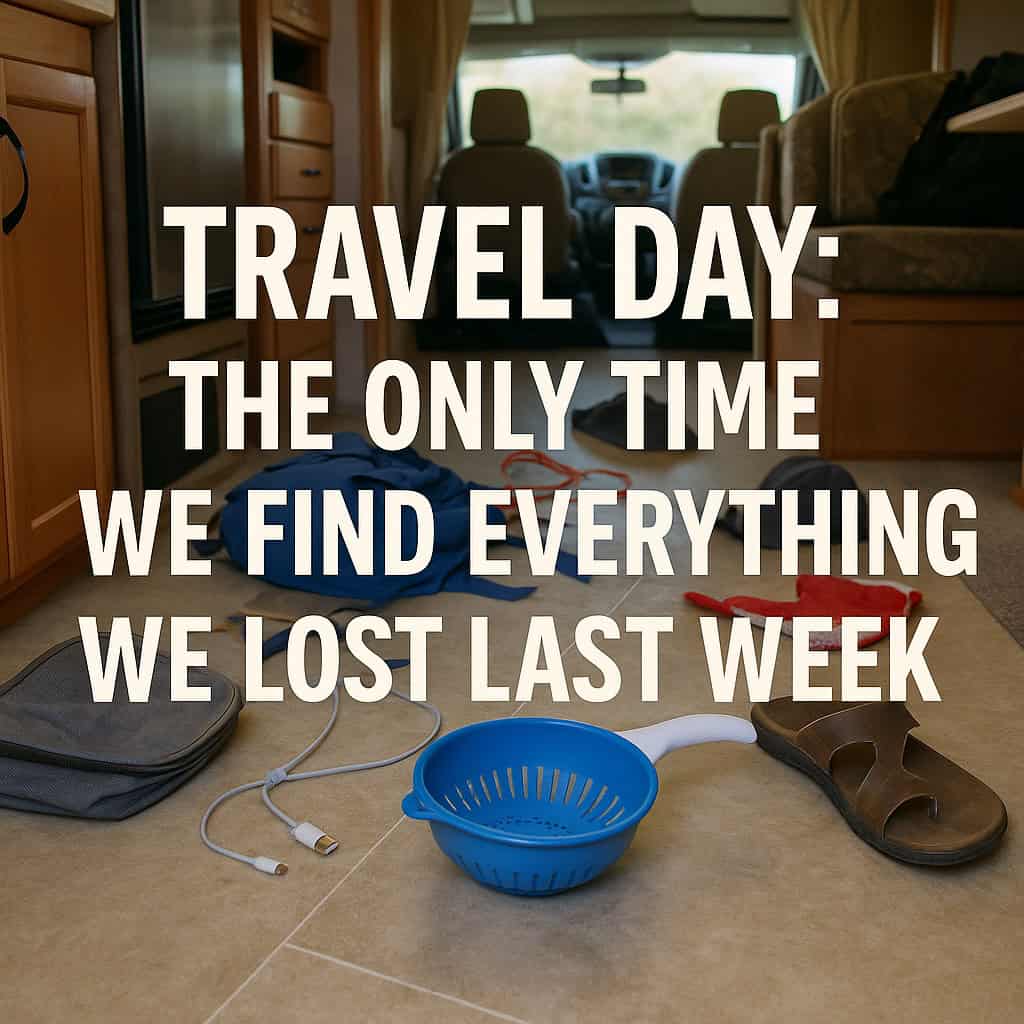 Travel Day: The Only Time We Find Everything We Lost Last Week