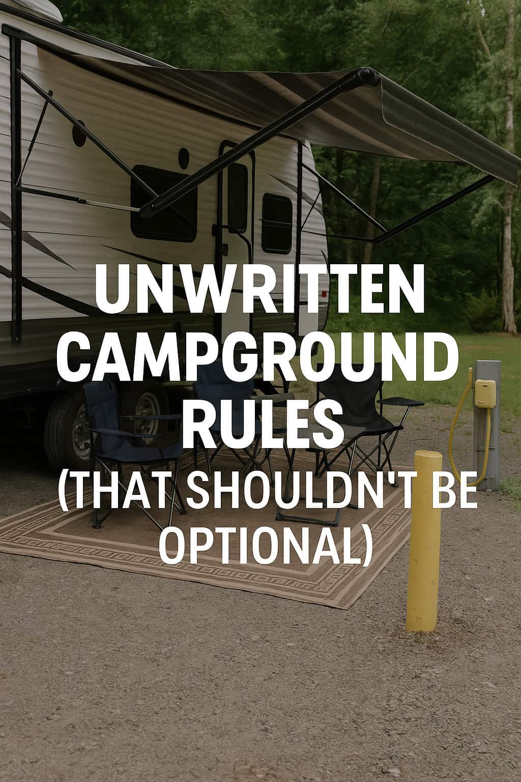 Unwritten Campground Rules (That Shouldn’t Be Optional)